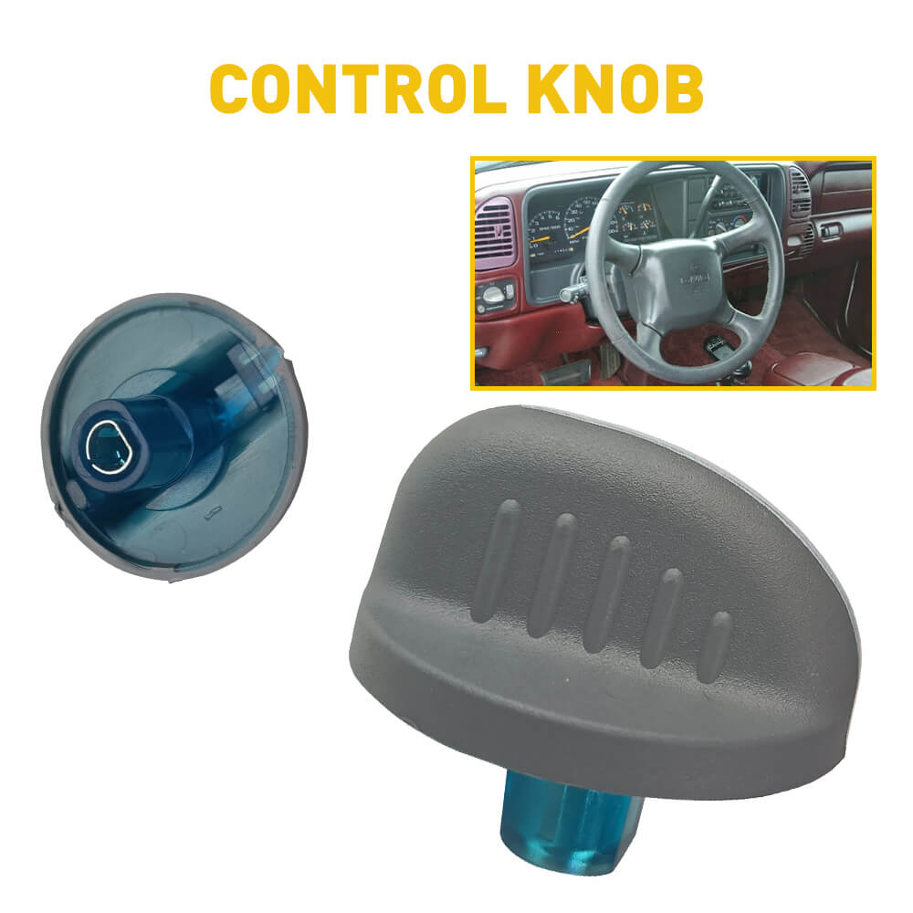95-98 Chevy Silverado & Sierra 1500/2500/3500 AC Heater Climate Control Switch Knob Replacement - Compatible with 95-99 Suburban Tahoe Yukon - Perfect for HVAC System Repair & Temperature Adjustment