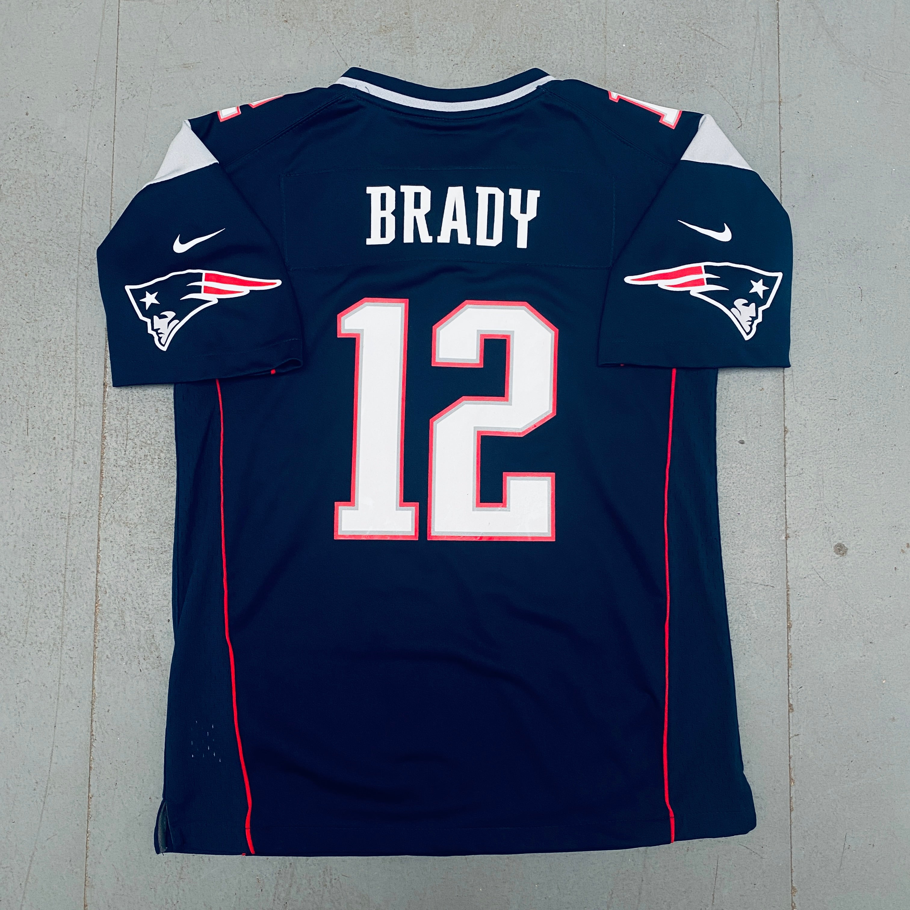 New England Patriots Tom Brady 2012/2013 Replica Jersey (Size S) - Perfect for Football Games, Fan Events, and Sports Memorabilia Collection