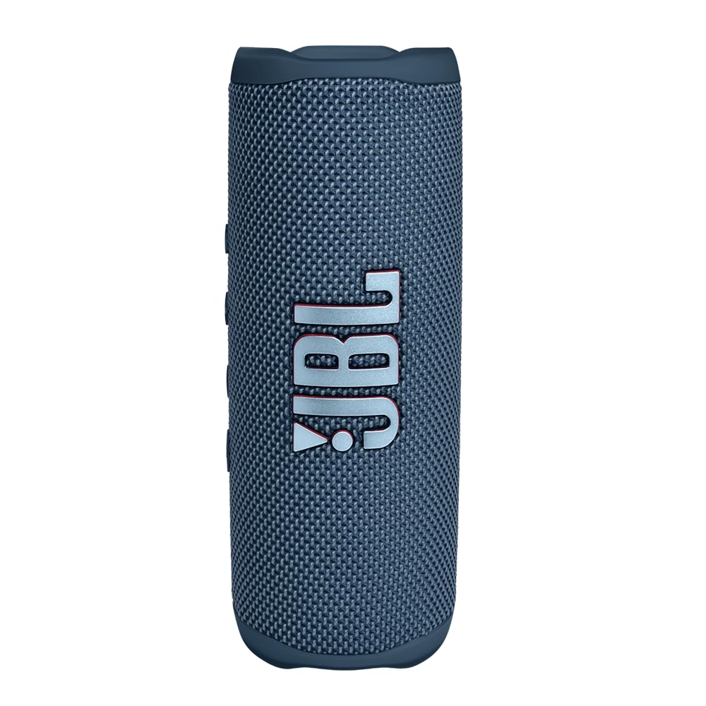JBL FLIP 6 Waterproof Bluetooth Speaker - Portable Wireless Speaker with 12 Hours Playtime, IP67 Rating, Bundle Includes gSport Carbon Fiber Case (Blue) - Perfect for Beach, Pool, Hiking & Outdoor Adventures