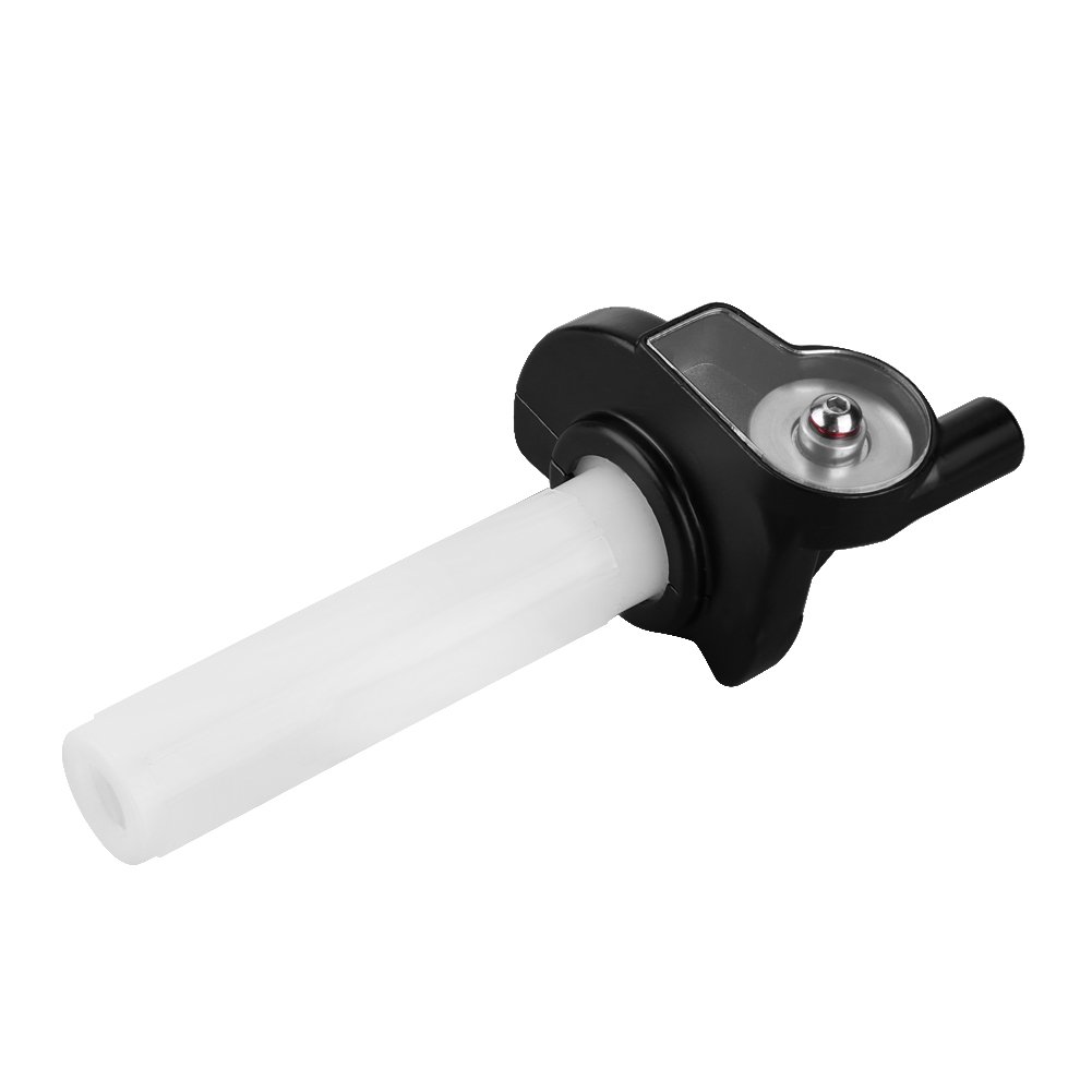 22mm Universal Motorcycle Throttle Grips - White for Cross-Country Riding