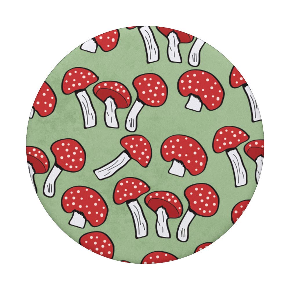 Cute Red Mushroom PopSocket - Swappable Phone Grip for iPhone, Samsung & Tablets - Perfect for Gaming, Reading & Daily Use