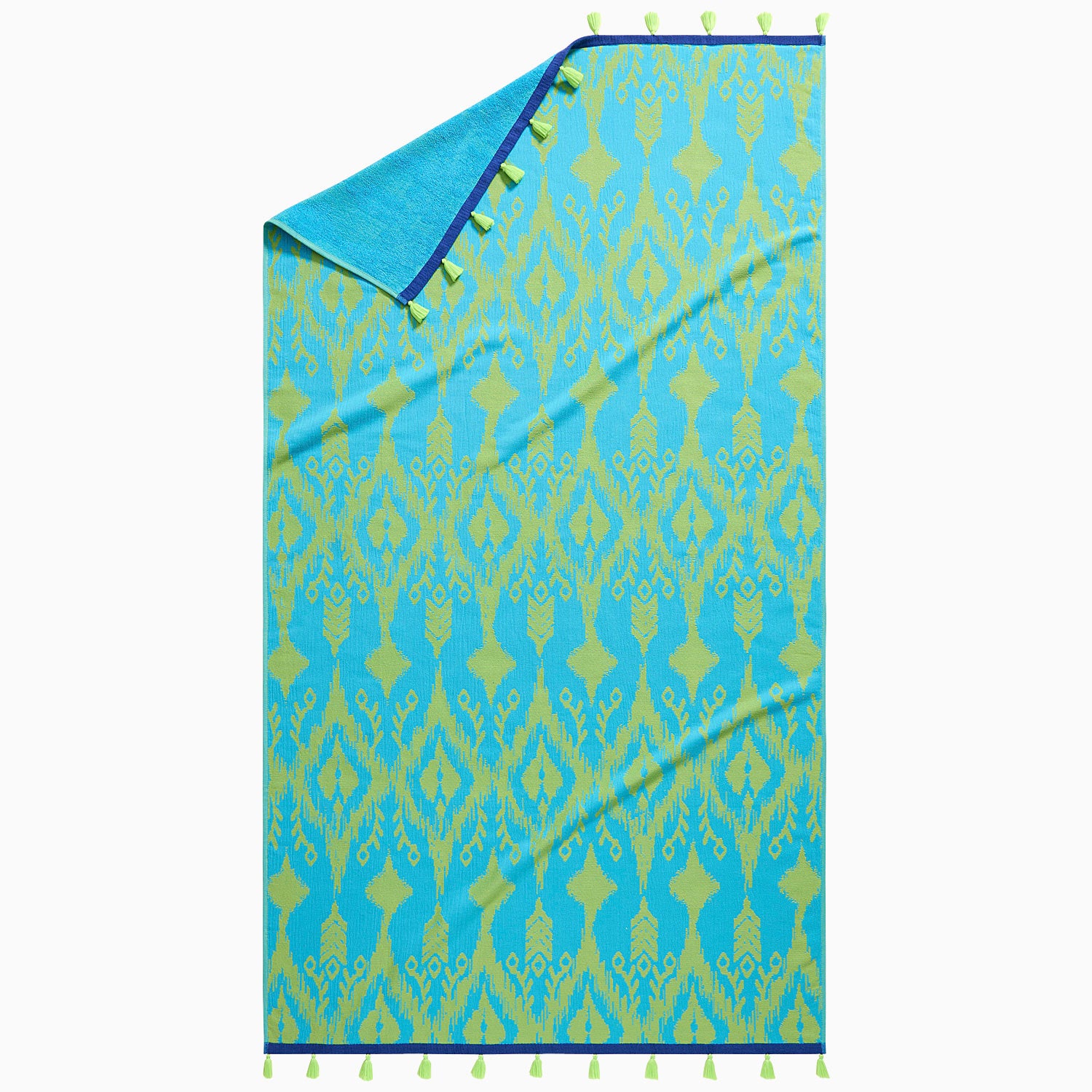 Premium Peacock Beach Towel - Large Soft Quick Dry Sand Free Towel for Pool, Beach, Travel & Yoga - Stylish Blue Peacock Design