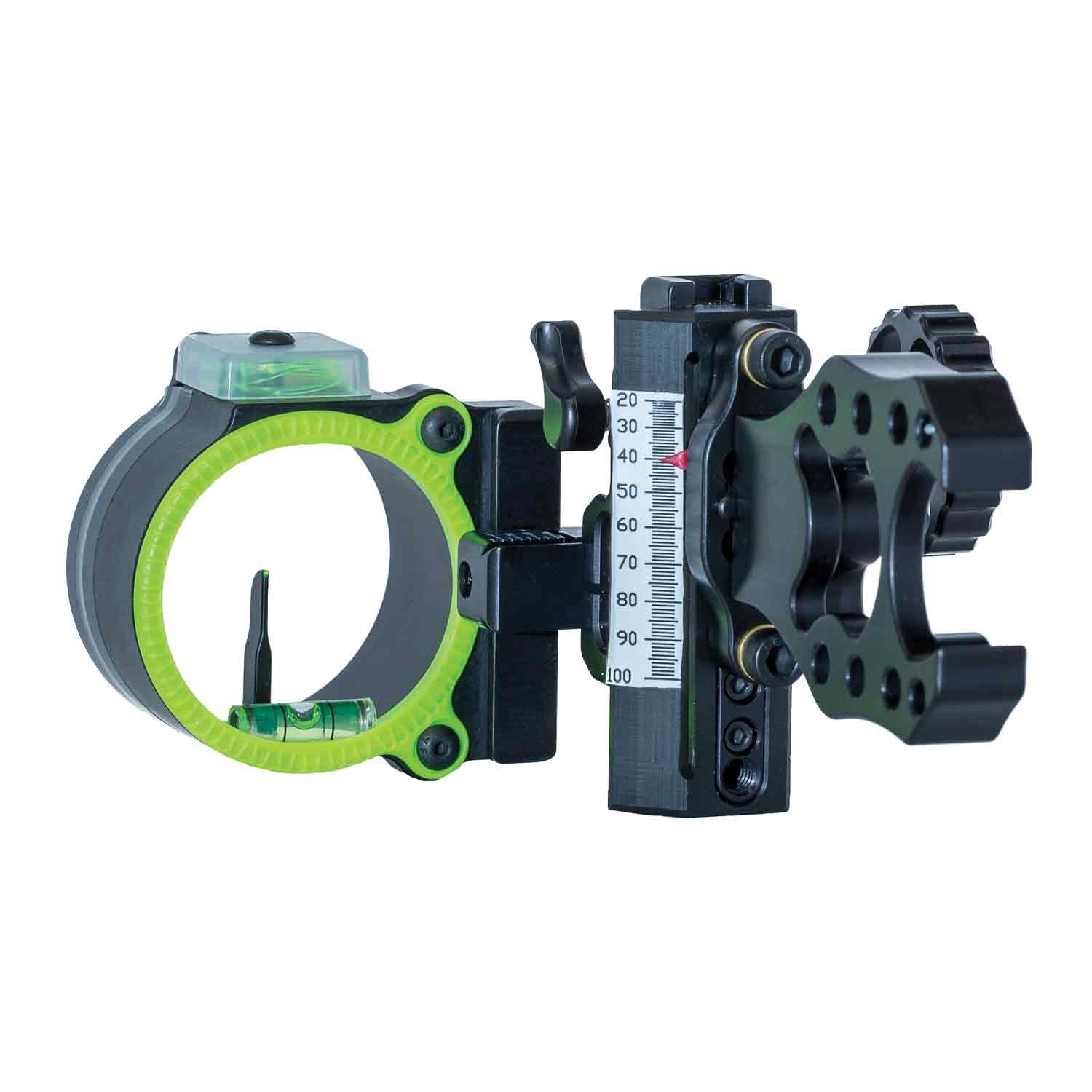 Black Gold Ascent Whitetail Sight (Single Pin) - Precision Bow Hunting Sight for Deer Hunting | Perfect for Low Light & Dense Brush Conditions