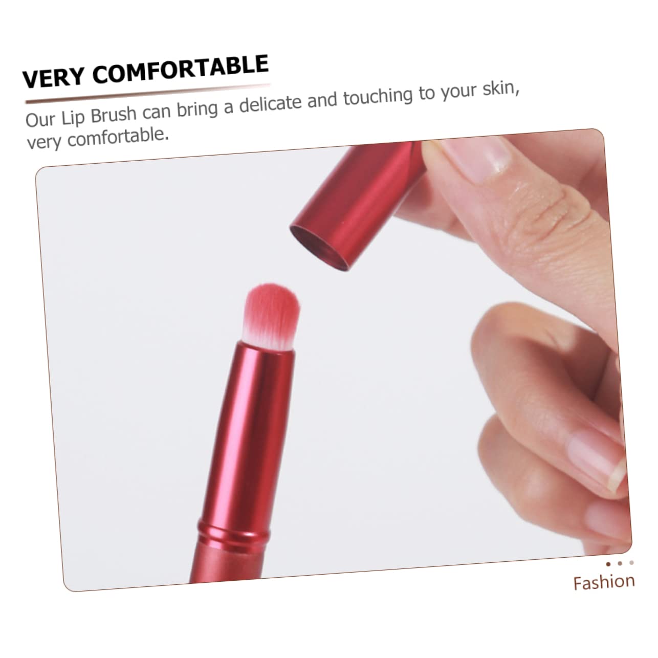 5pcs Professional Lip Brush Set - Minkissy Lip Blending Brush & Lip Gloss Applicator for Precise Lipstick Application | Makeup Tools for Lipstick, Concealer & Lip Gloss | Portable Beauty Brushes with Soft Artificial Fiber Bristles | Perfect for Daily Makeup, Travel & Professional Makeup Kits