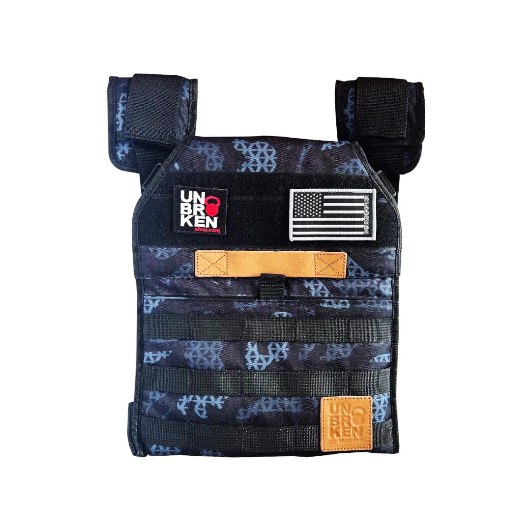 Adjustable Weighted Vest with Sand Plates for Strength Training - CrossFit, Running & Endurance Workouts | Unisex Design for Men & Women | Includes 2 Camouflage Patches | Perfect for Gym, Outdoor Fitness & Military Training