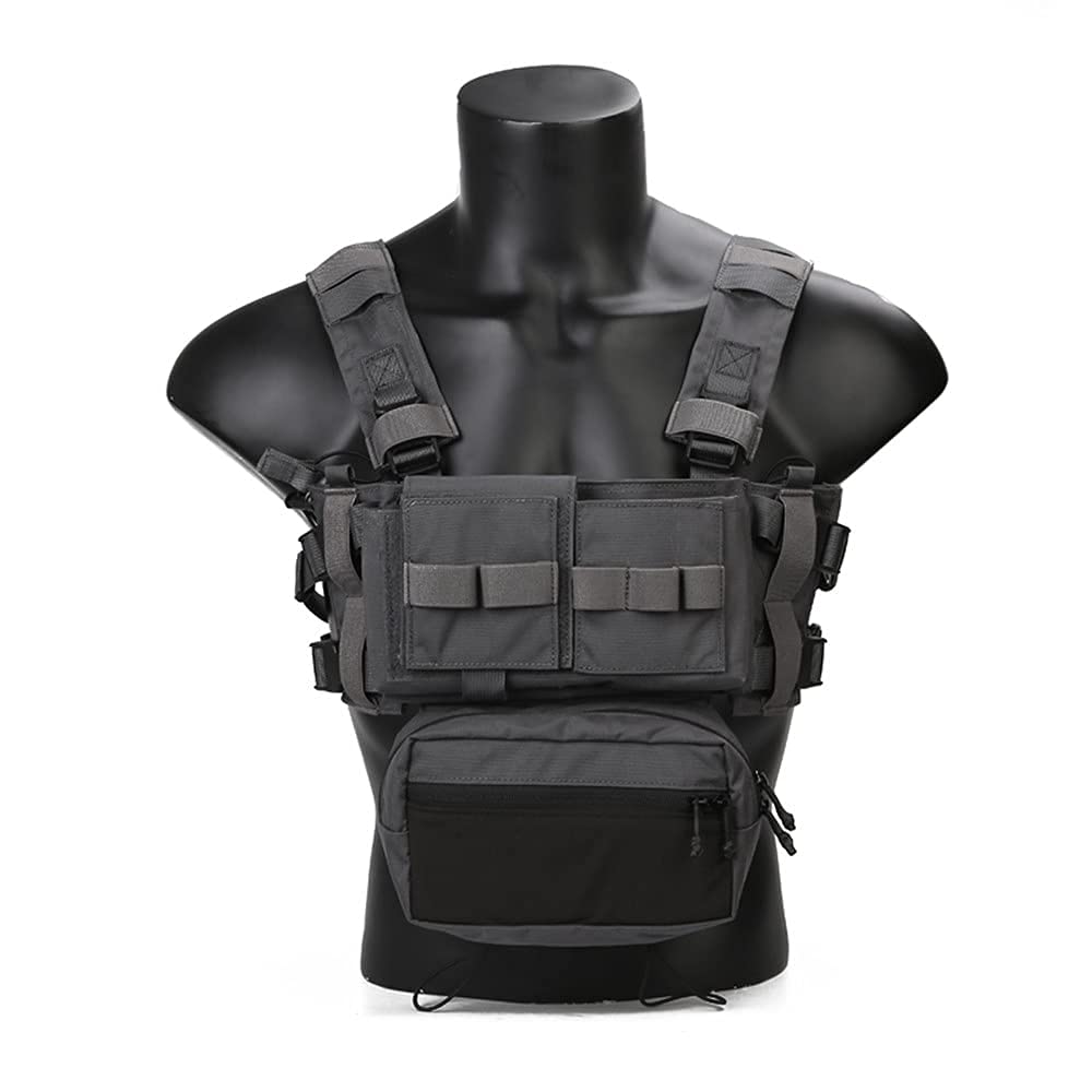 EmersonGear TAC Micro Fight Chassis MK3 Modular Tactical Vest - Airsoft, Paintball, Cosplay & Outdoor Adventure Gear for Military Enthusiasts