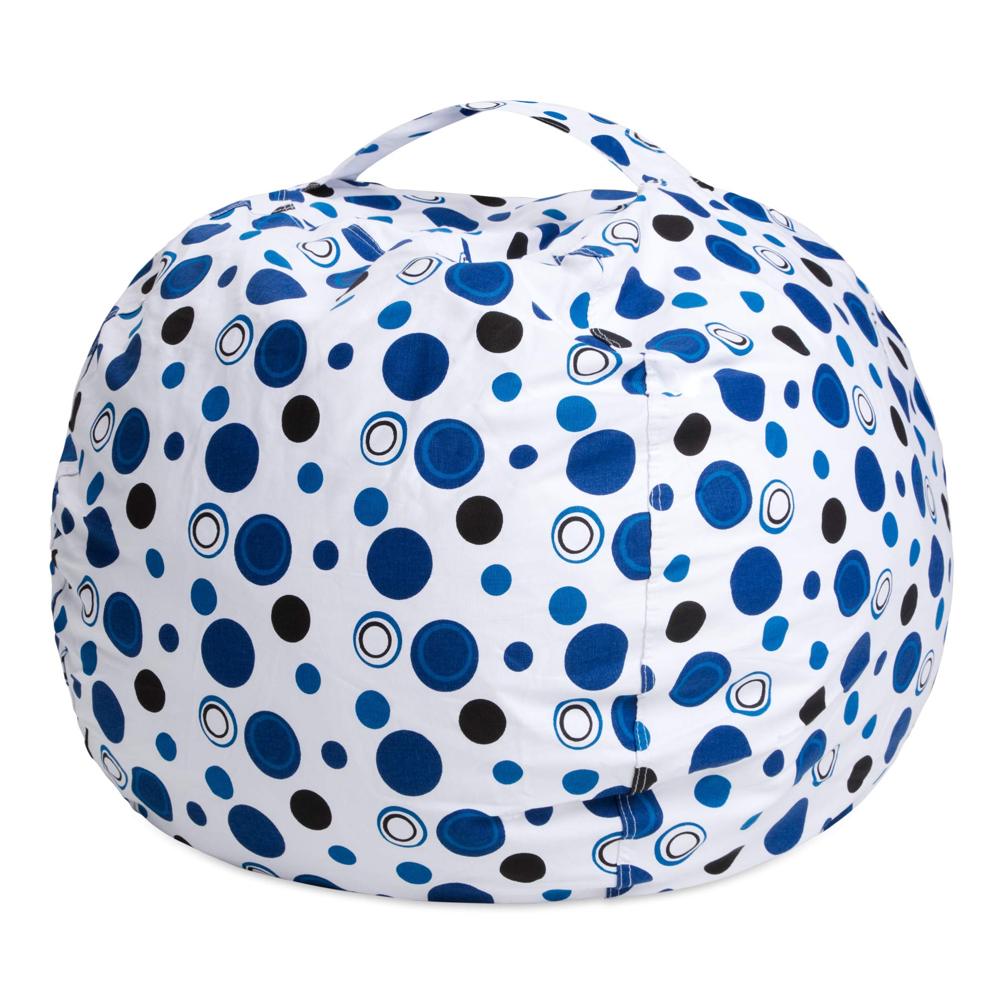 Posh Kids Stuffed Animal Storage Bean Bag Chair Cover - Toy Organizer for Children, Medium 27