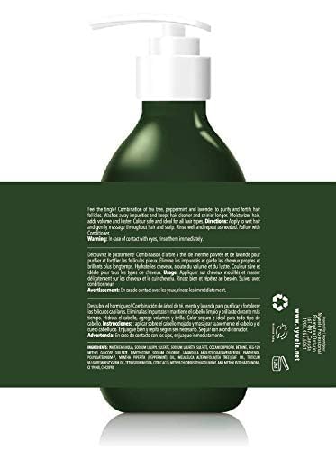 Tea Tree Mint Shampoo and Conditioner Set - 16oz Each for Scalp Care & Hair Growth - Refreshing Scalp Treatment for Dry, Itchy Scalp - Perfect for Daily Hair Wash & Scalp Revitalization