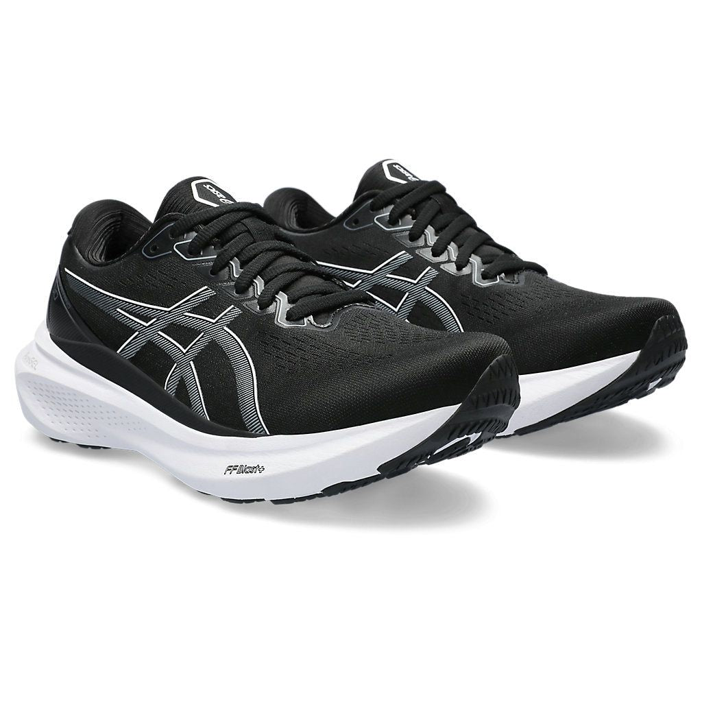 Asics Women's Gel Kayano 30 Running Shoes - Black Sheet Rock | Stability & Cushion for Long Distance Running | Perfect for Marathon Training & Road Running