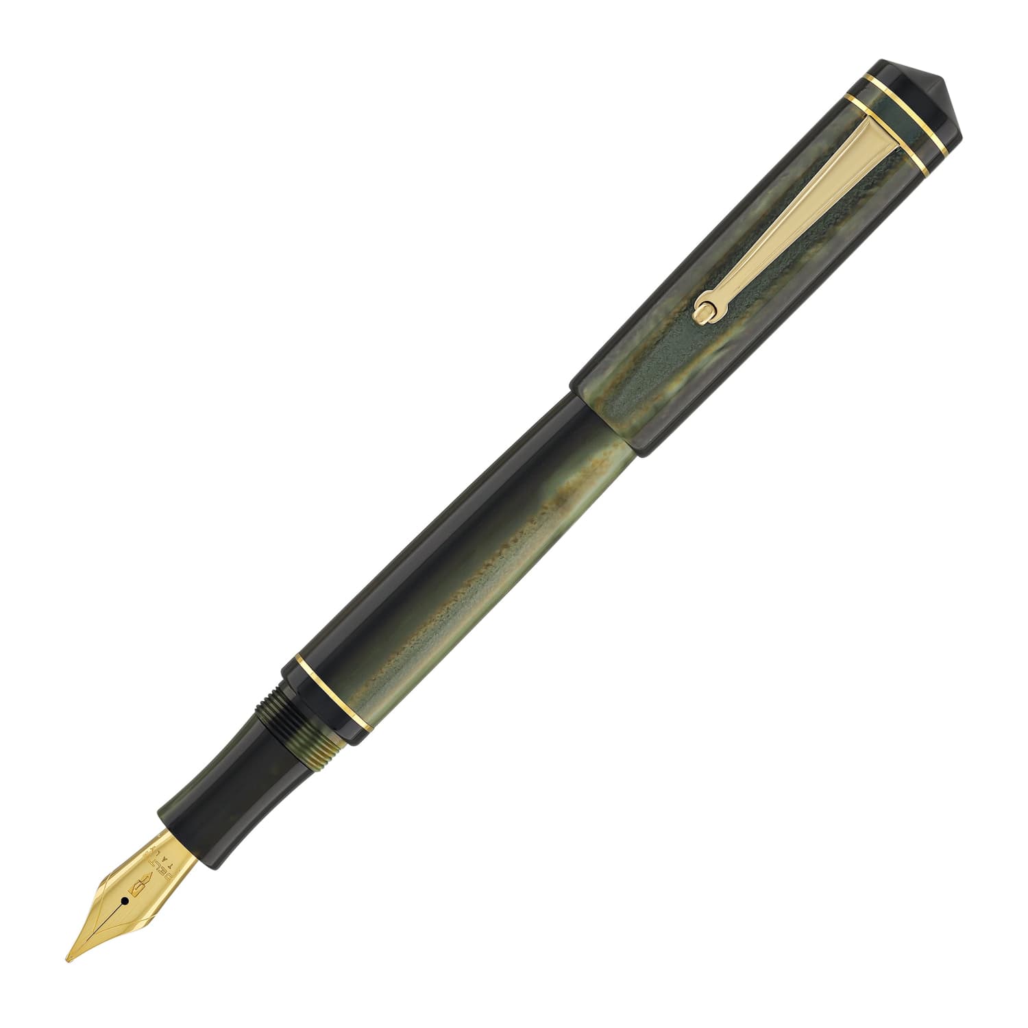 Delta Write Balance Fountain Pen - Premium Green Ink Pen for Smooth Writing, Calligraphy & Office Use - Perfect Gift for Writers & Professionals