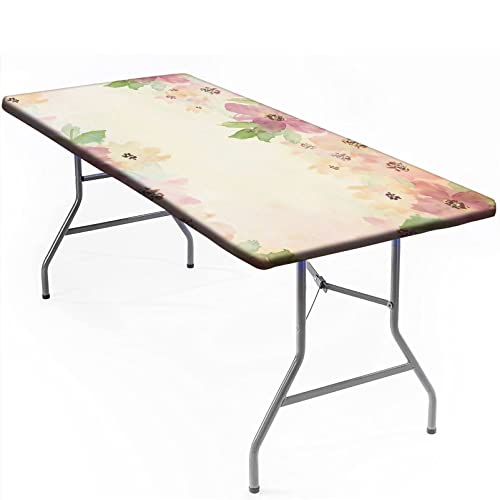 Spring Flowers Fitted Tablecloths-01