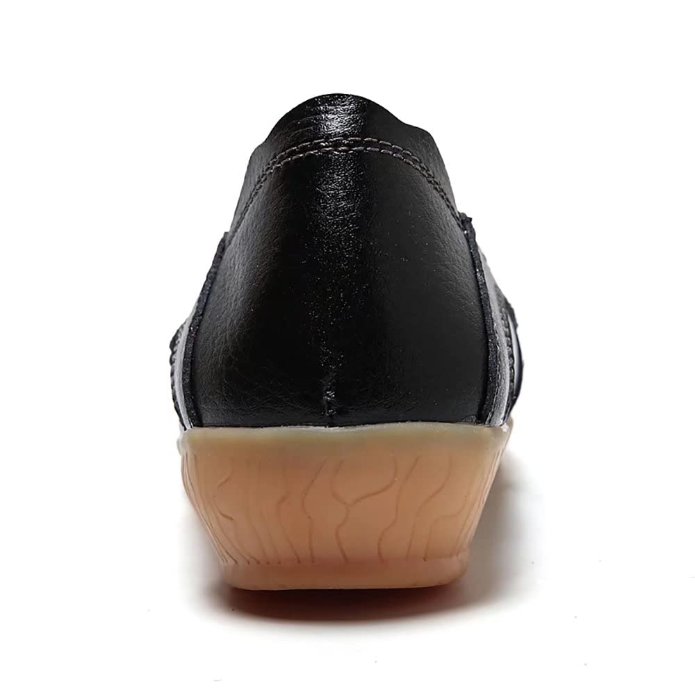 WERWAES Women's Casual Loafers - Lightweight Comfortable Slip-On Moccasins for Walking | Non-Slip Flat Shoes with Round Toe | Perfect for Office, Travel & Everyday Wear