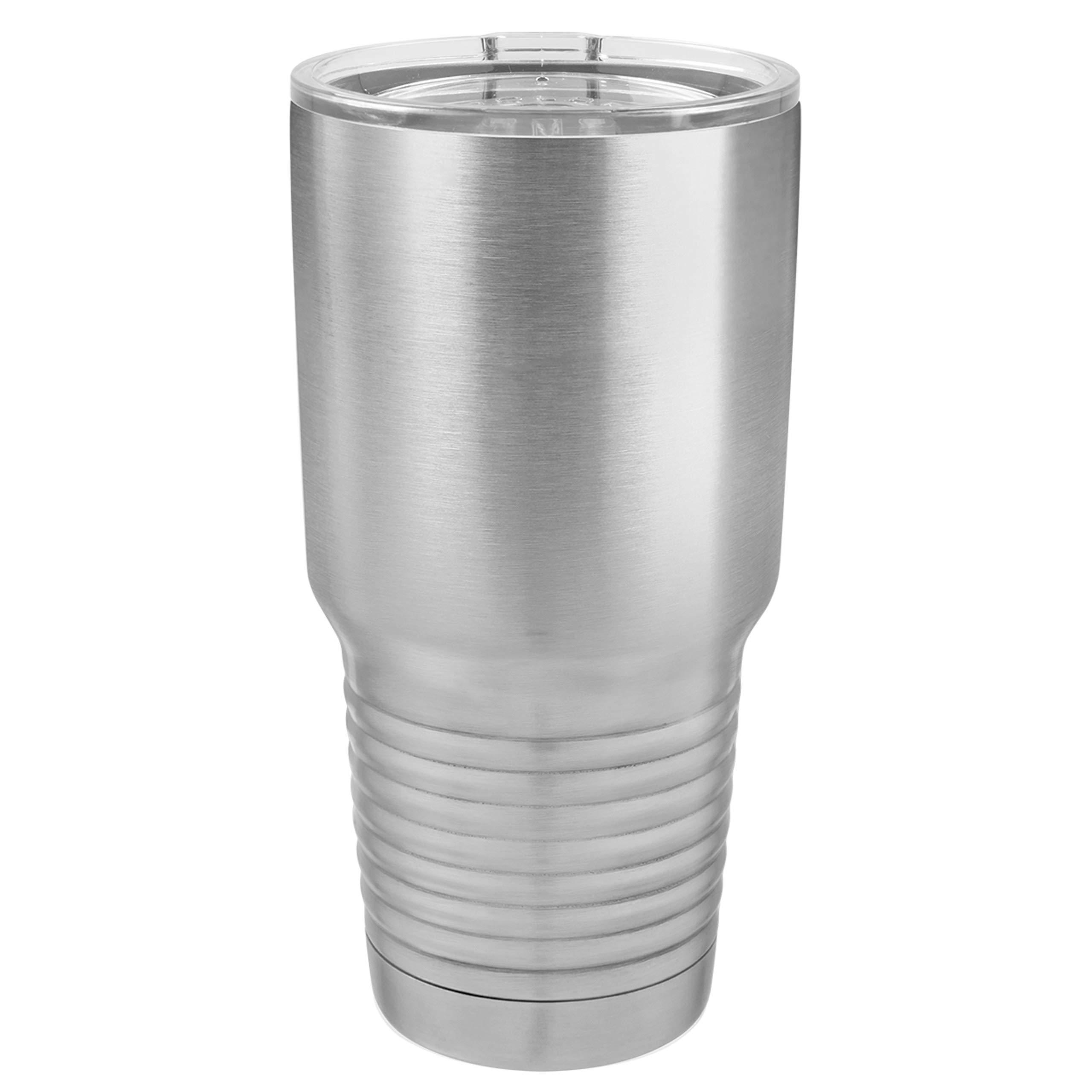 Clear Water Home Goods - 24 Pack 30 oz Stainless Steel Double Wall Vacuum Insulated Tumblers with Clear Lids - 18/8 Food Grade Steel - Keeps Drinks Hot/Cold for Hours - Perfect for Travel, Office & Outdoor Activities