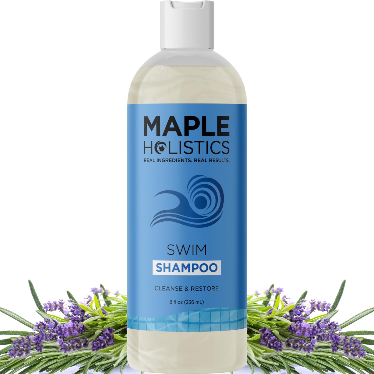 After Swim Shampoo for Kids & Adults - Chlorine Removal Clarifying Shampoo with Tea Tree & Rosemary Oils | Gentle Swimmer's Pool Shampoo for Hair Repair | Perfect for Post-Swim Hair Care at Pools, Beaches & Water Parks