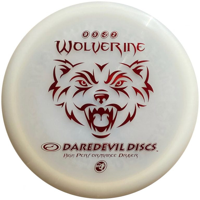 Daredevil Disc Golf Wolverine (HP) Fairway Driver - Premium Golf Disc for Distance and Accuracy - Perfect for Beginners and Advanced Players on the Course
