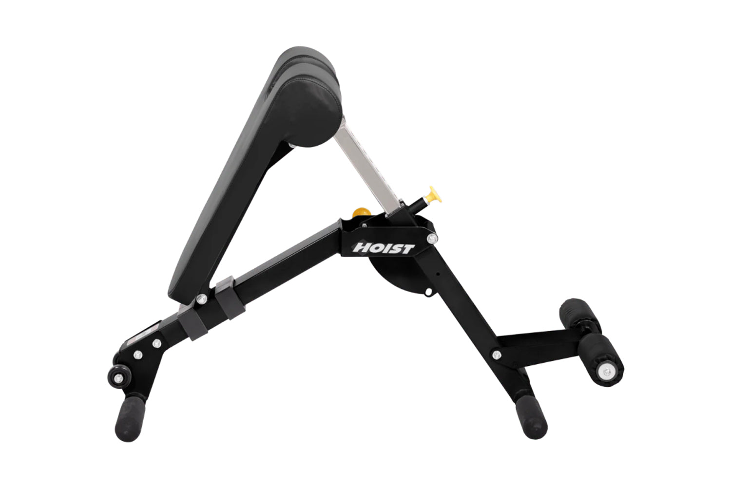 Hoist Ab/Back Hyper Bench (HF 4263) - Professional Home Gym Equipment for Core & Back Workouts - Perfect for Strength Training & Fitness Enthusiasts