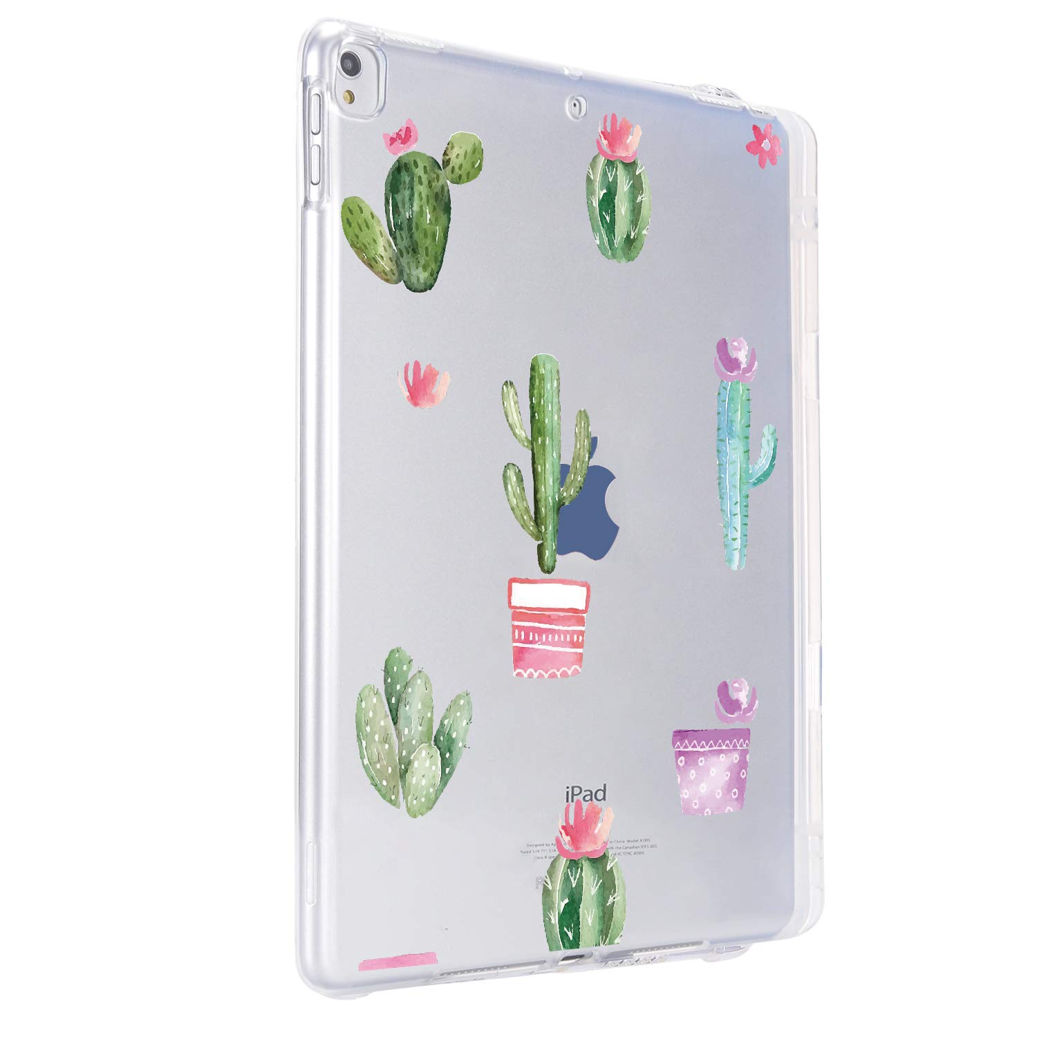 JOYLAND Cactus Design Clear TPU Case for iPad Pro 10.5