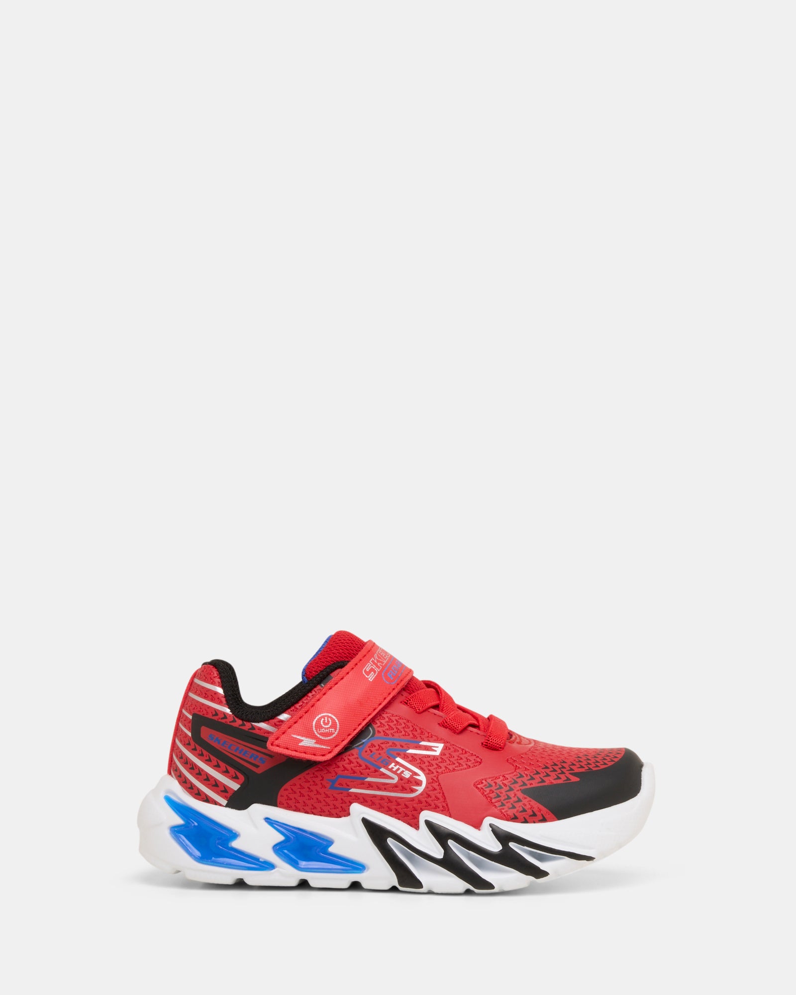 Flex Glow Bolt Youth Basketball Shoes - Red/Black - High-Performance Light-Up Sneakers for Kids, Boys & Girls - Perfect for Sports, Running & Casual Wear