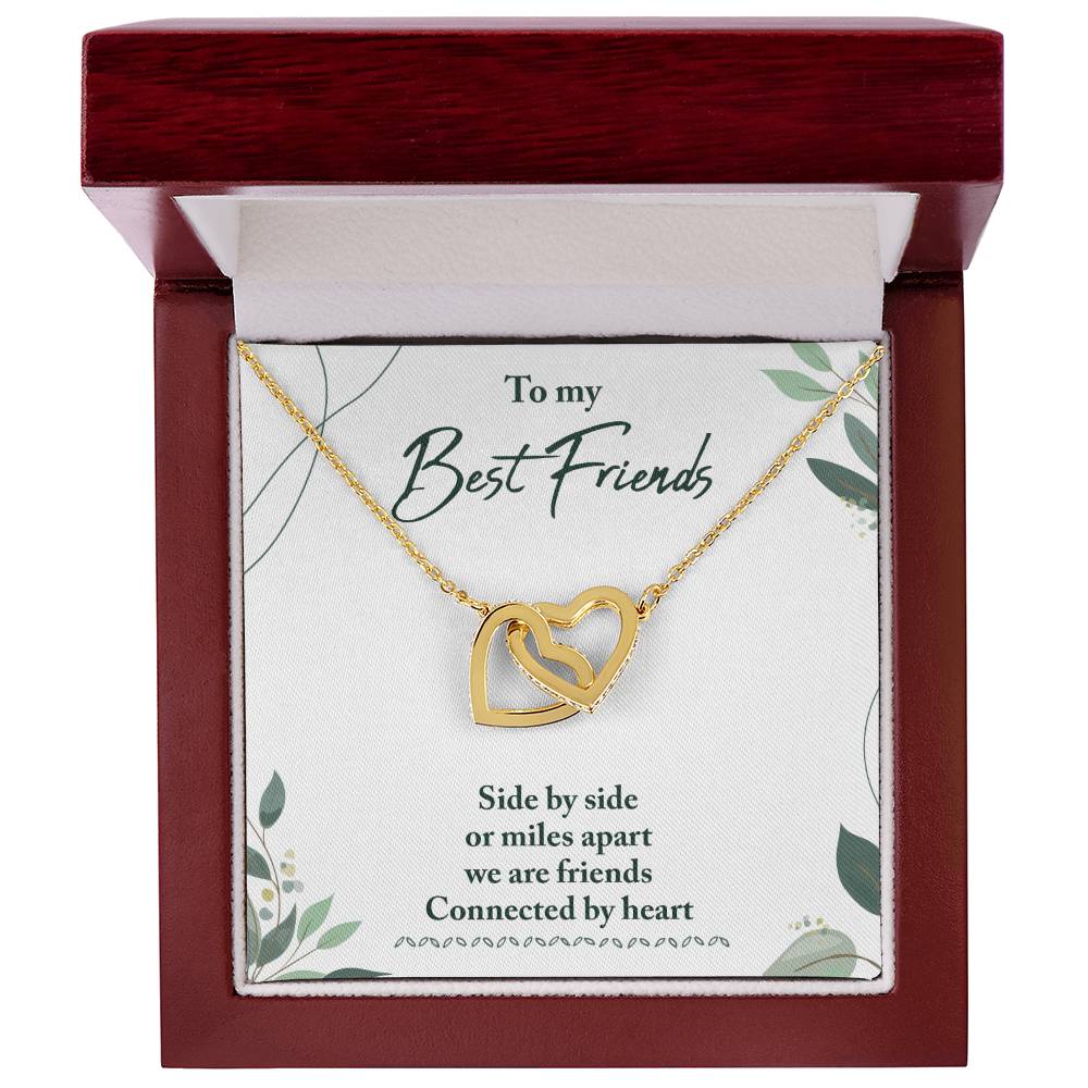 Best Friend Gifts - Long Distance Friendship Gifts for Her/Him - Heart Connection Keepsake - Perfect for Birthday, Anniversary & Miss You Moments