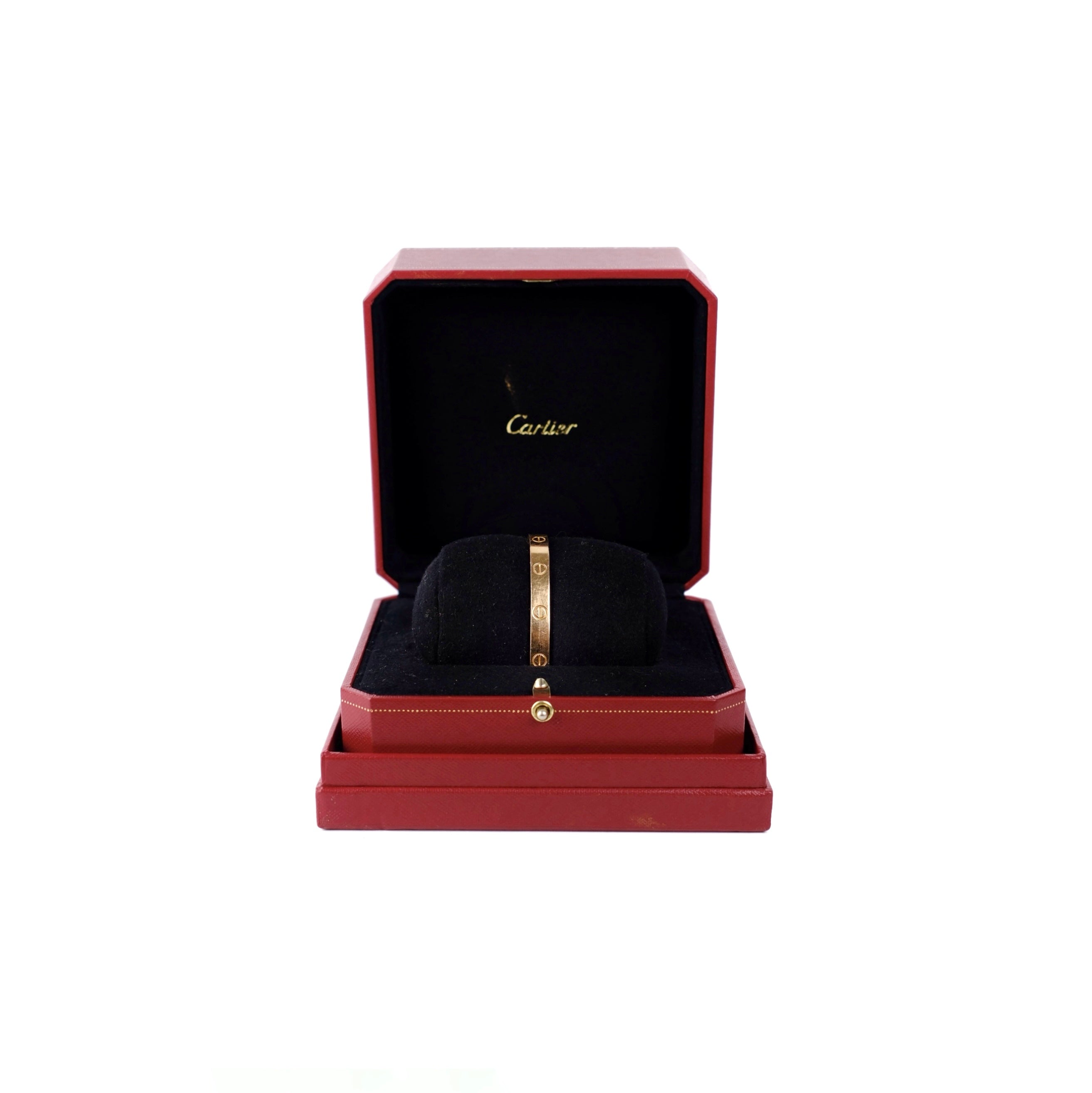Cartier Love Bracelet 18K Rose Gold Size 17 - Luxury Jewelry Gift for Women, Anniversary & Valentine's Day Present