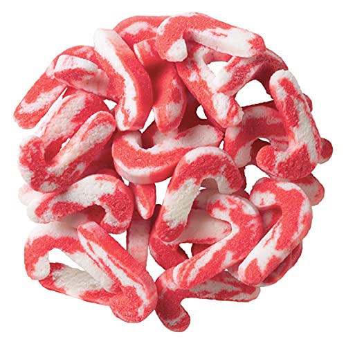 Oasis Supply Christmas Candy Canes with Peppermint Flavor - 6oz Bag of Festive Sprinkle Quins for Baking, Decorating Cookies & Holiday Treats