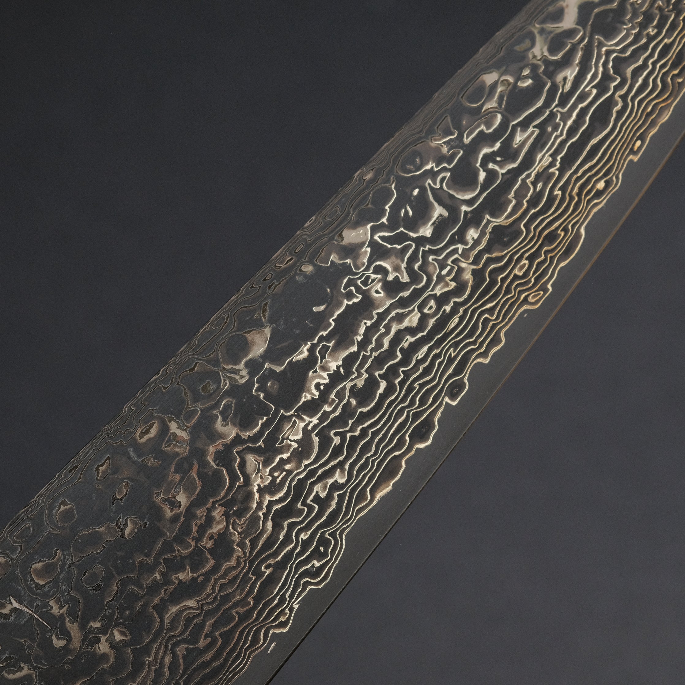 Premium Hitohira FJ SG2 Nickel Damascus Black Gyuto 210mm Japanese Chef Knife with Linen Micarta Handle - Perfect for Sushi, Meat Slicing & Professional Kitchen Use