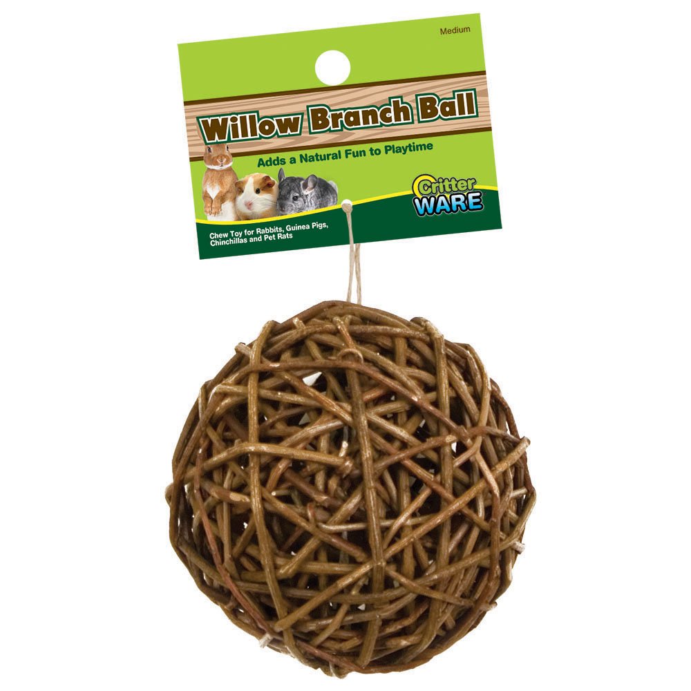 Willow Branch Ball Chew Toy for Dogs - Natural Dental Chew Toy for Puppies & Adult Dogs - Great for Teething, Anxiety Relief & Playtime