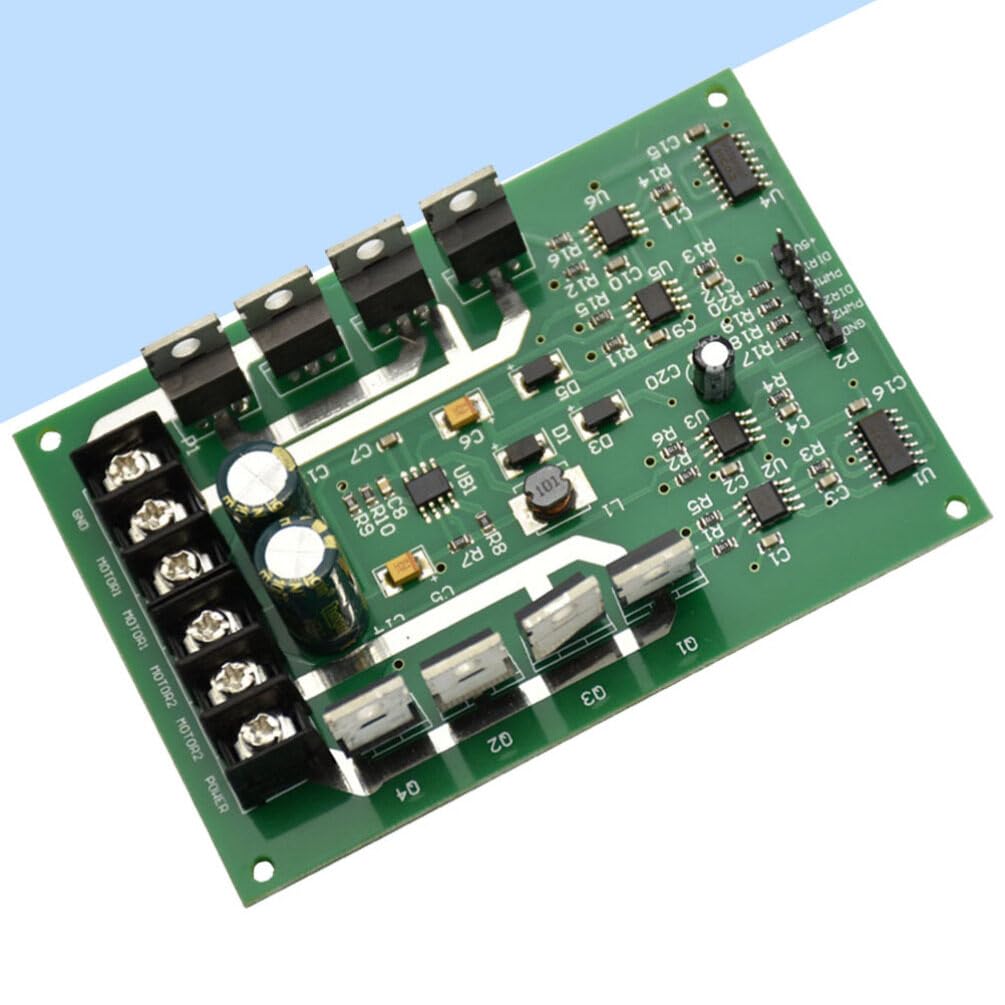High Current H-Bridge Motor Driver Circuit - Trolley Cart Motor Brake with Hi-Fi Chip for DIY Robotics, Electric Vehicles, and Industrial Automation