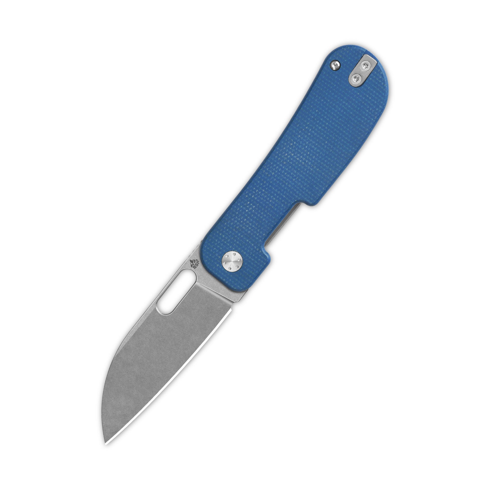 QSP Variant PE Liner Lock Pocket Knife - 14C28N Stainless Steel Blade & Micarta Handle - EDC, Camping, Hiking, Outdoor Survival Tool
