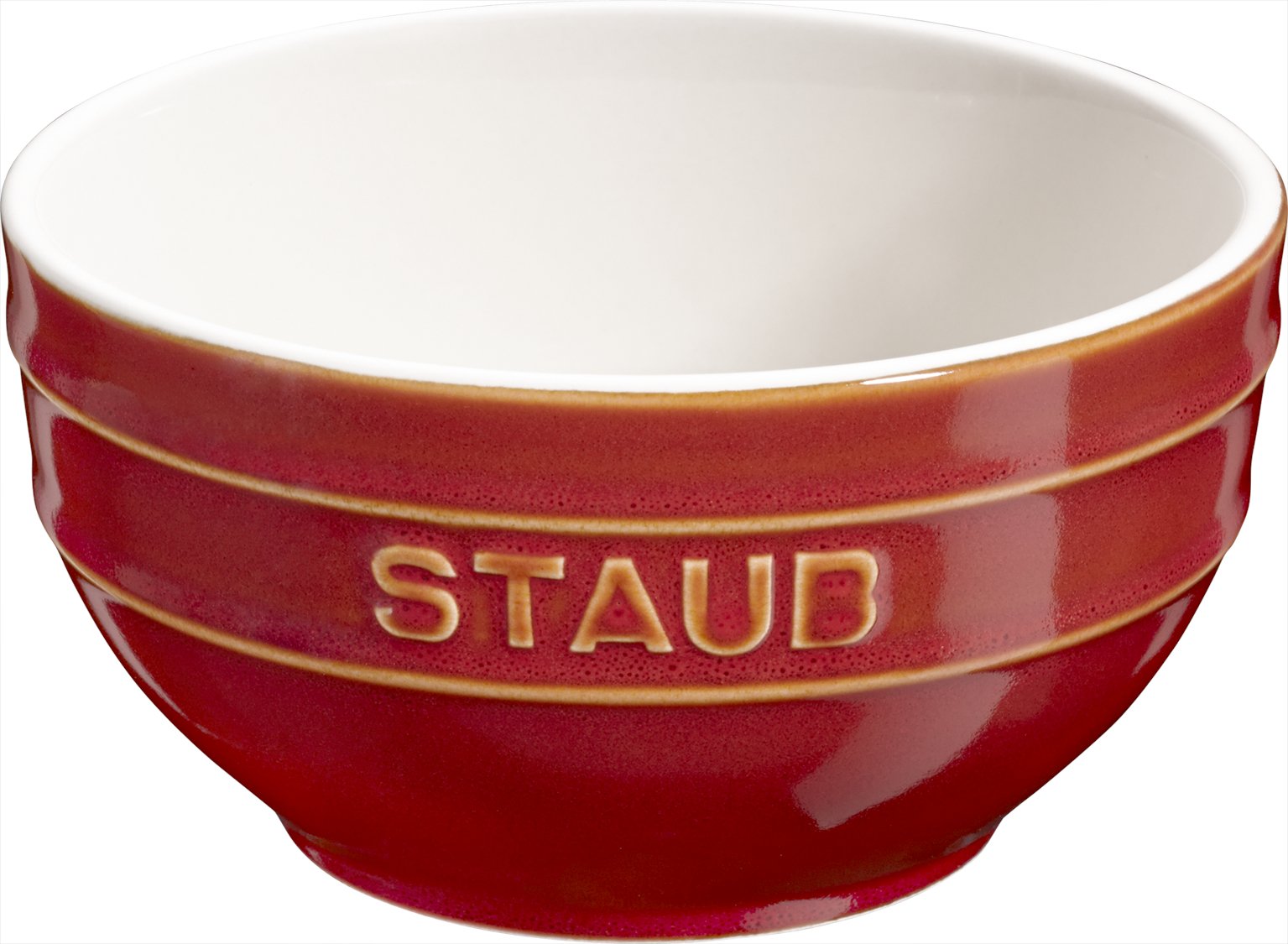 Staub 6-Piece Ceramic Bowl Set - 12cm Round Copper Red Cereal, Dessert & Mixing Bowls for Kitchen, Dining & Serving | Perfect for Breakfast, Salads, Snacks & Food Prep