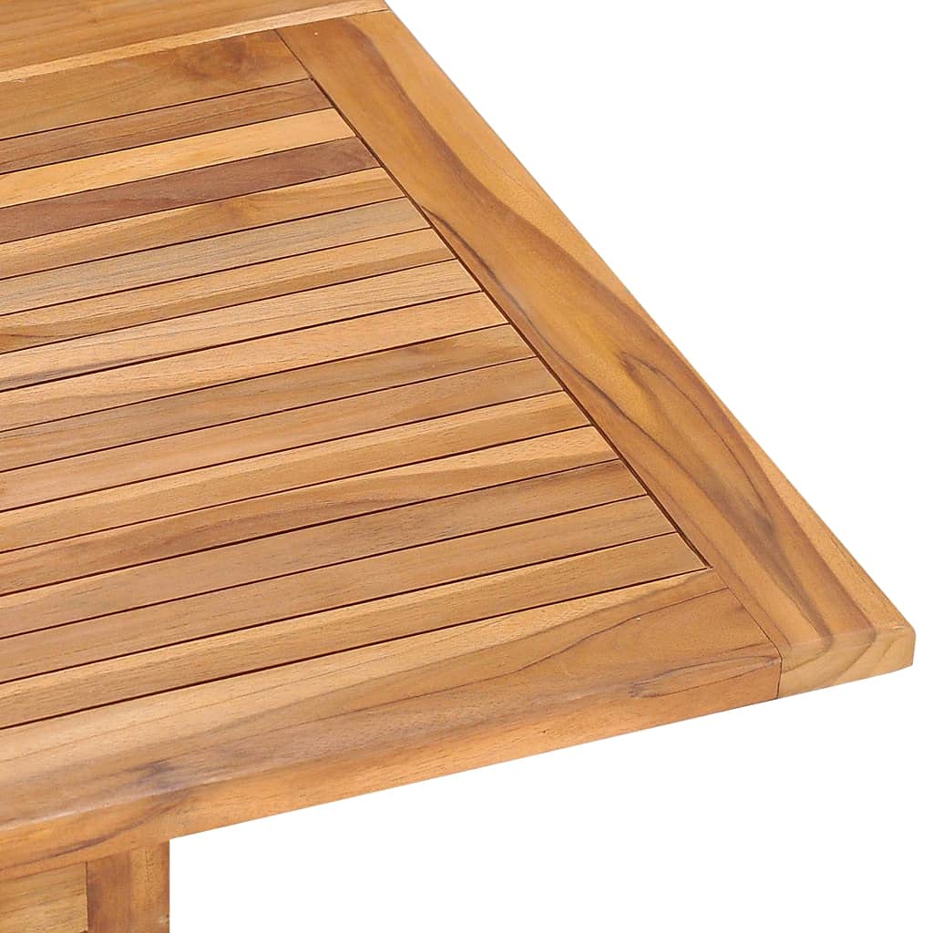 Folding Teak Wood Outdoor Dining Table 47.2