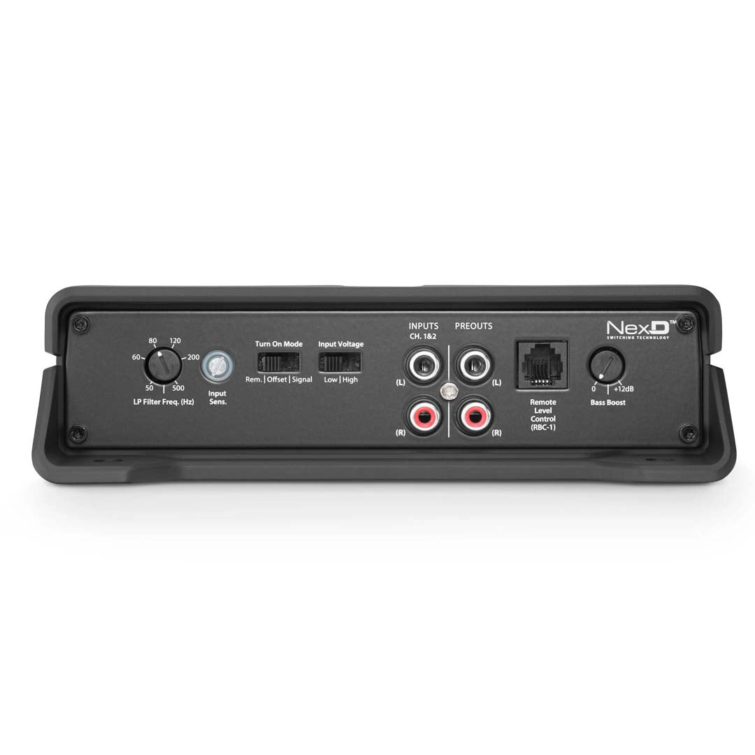 JL Audio JD250/1 JD Series Class D Monoblock Subwoofer Amplifier 250W RMS - Powerful Bass Boost for Car Audio & Home Theater Systems