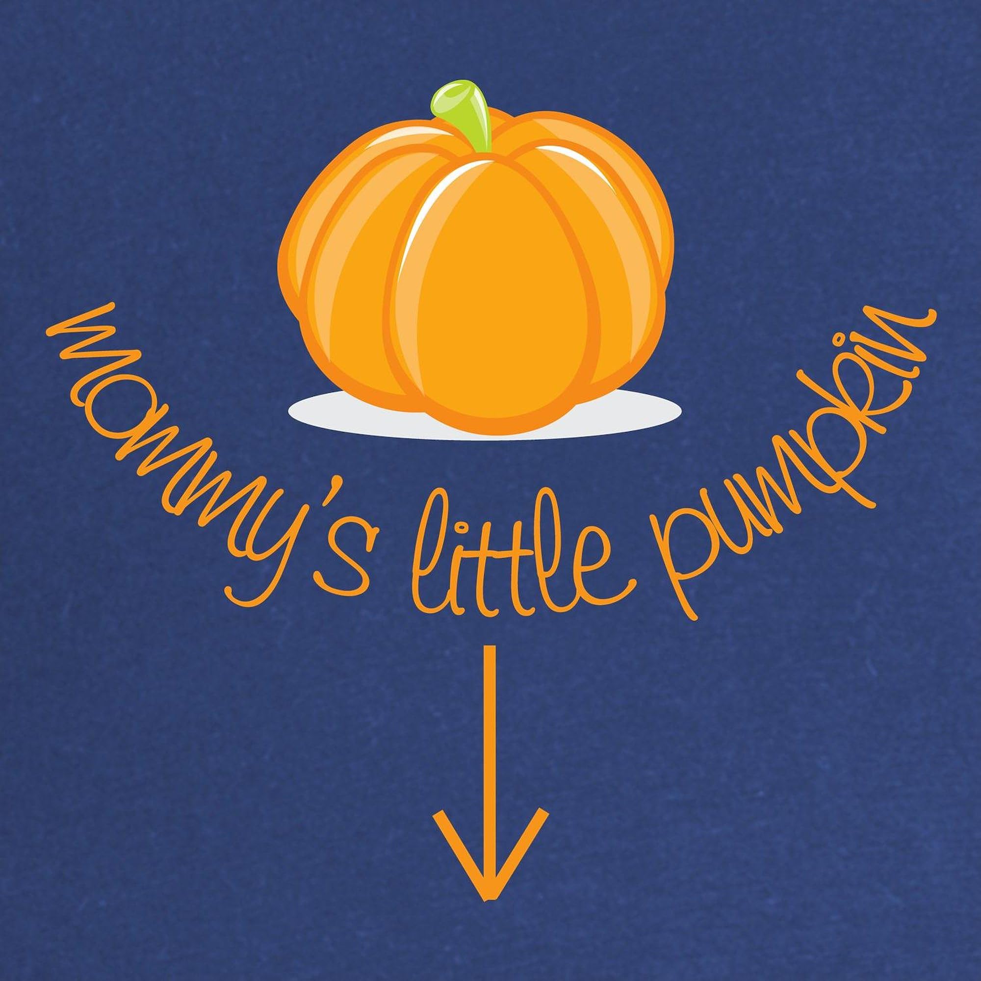 Mommy's Little Pumpkin Maternity T-Shirt - Dark Ruched Side Women's Pregnancy Top | Comfortable & Stylish for Everyday Wear, Baby Showers & Maternity Photos