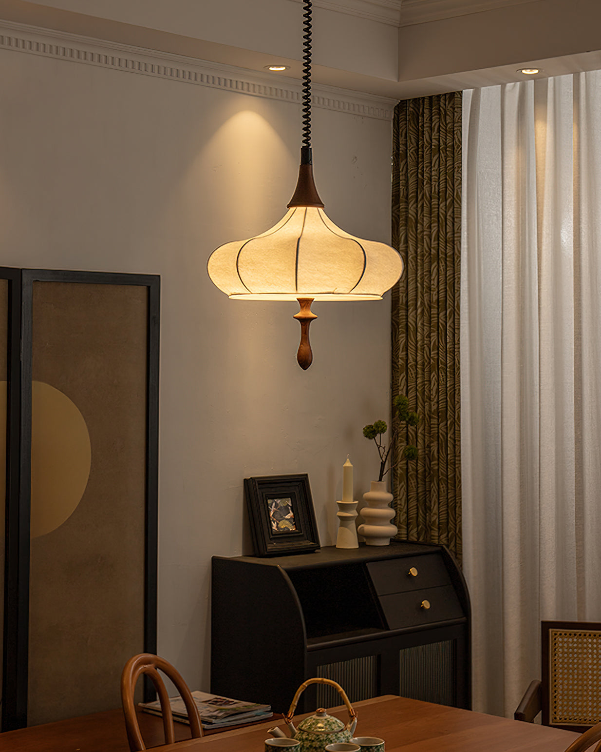 Castiglioni Pendant Light - Modern Italian Design Hanging Lamp for Kitchen, Dining Room & Living Room | Energy Efficient LED Lighting Fixture