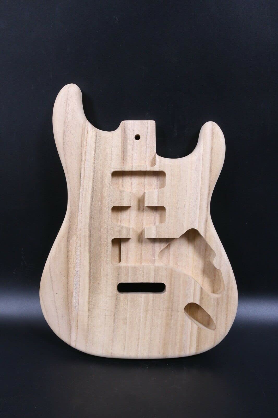 Premium Paulownia Wood Electric Guitar Body Blank - Unfinished Sanded SSH Style for DIY Guitar Builders | Perfect for Custom Electric Guitar Projects & Replacement Parts