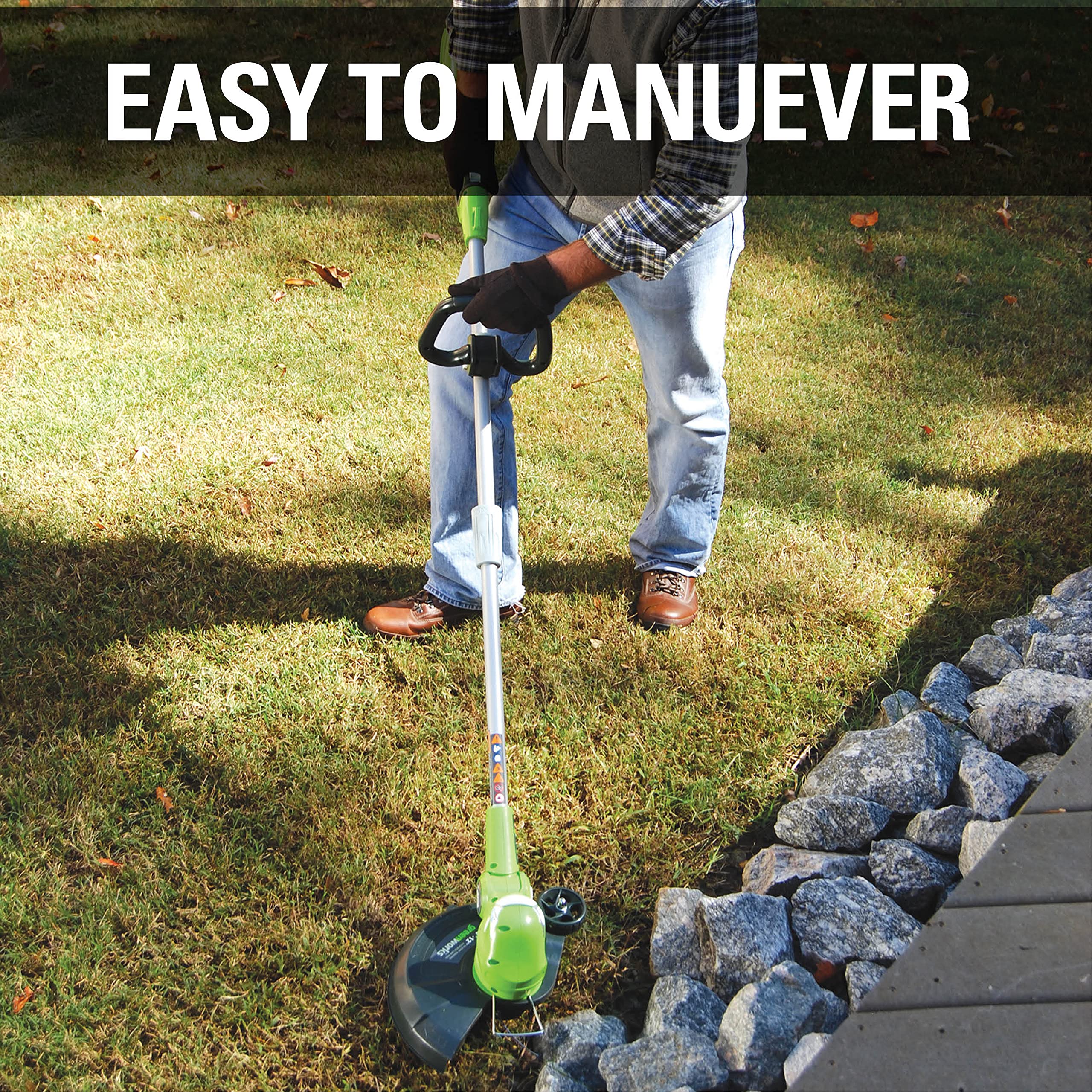 Greenworks 40V 13-Inch Cordless String Trimmer & Edger - Battery & Charger Sold Separately - Perfect for Lawn Care, Yard Maintenance & Landscaping
