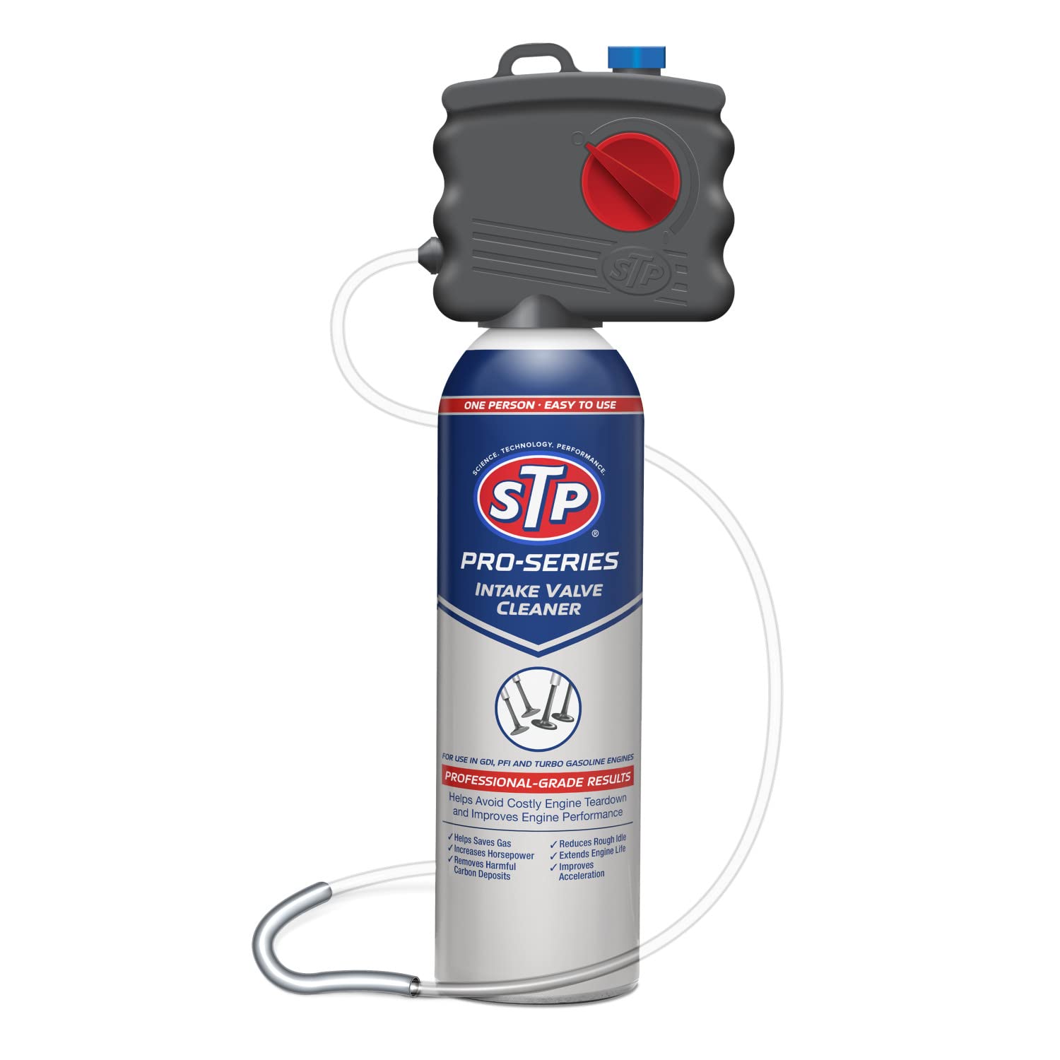 STP Pro Series Car Intake Valve Cleaner - 20 Oz Engine Treatment for Cars, Trucks & Motorcycles | Removes Carbon Deposits, Improves Performance & Fuel Efficiency | Ideal for Routine Maintenance & Engine Restoration