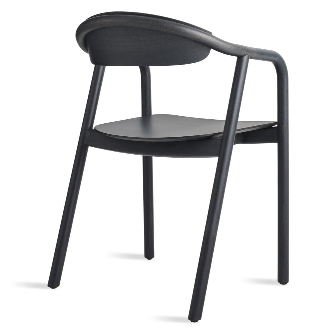 Modern Dibs Dining Chair - Sturdy Wooden Kitchen Chair with Upholstered Seat - Perfect for Dining Room, Kitchen, Breakfast Nook & Home Office
