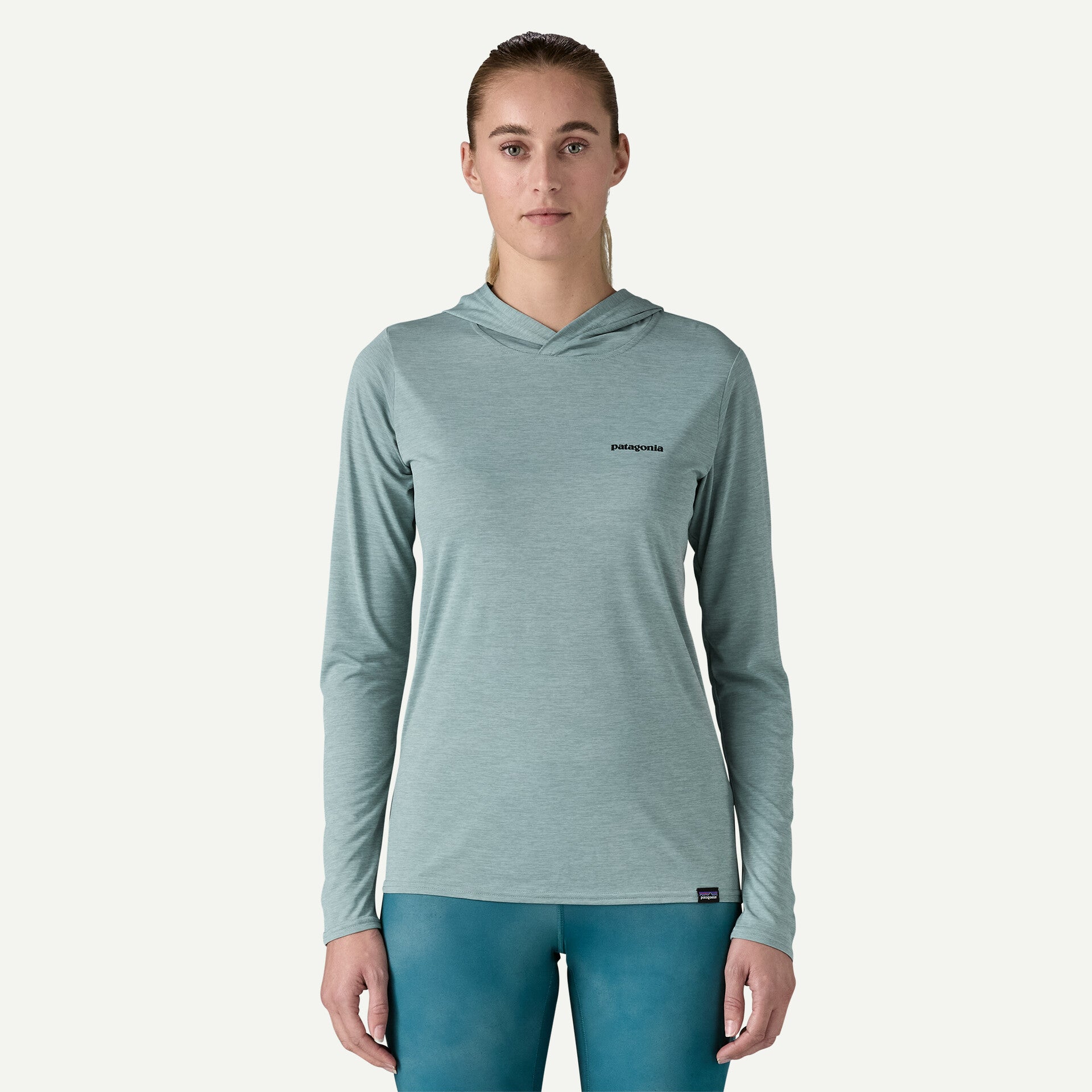 Capilene® Cool Daily Graphic Hoody for Women - Lightweight & Breathable Hooded Sweatshirt - Perfect for Hiking, Running & Outdoor Activities