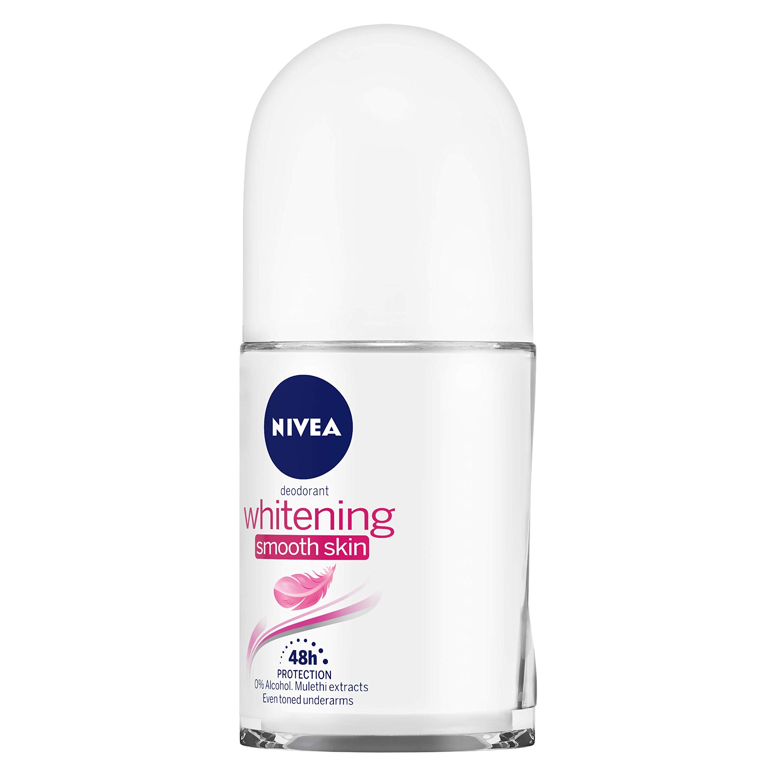 Nivea Women's Fresh Scent Roll-On Deodorant 50ml & Extra Whitening Body Lotion 200ml - Pack of 1 for Smooth, Bright Skin | Daily Hygiene & Skincare Routine for Freshness & Confidence
