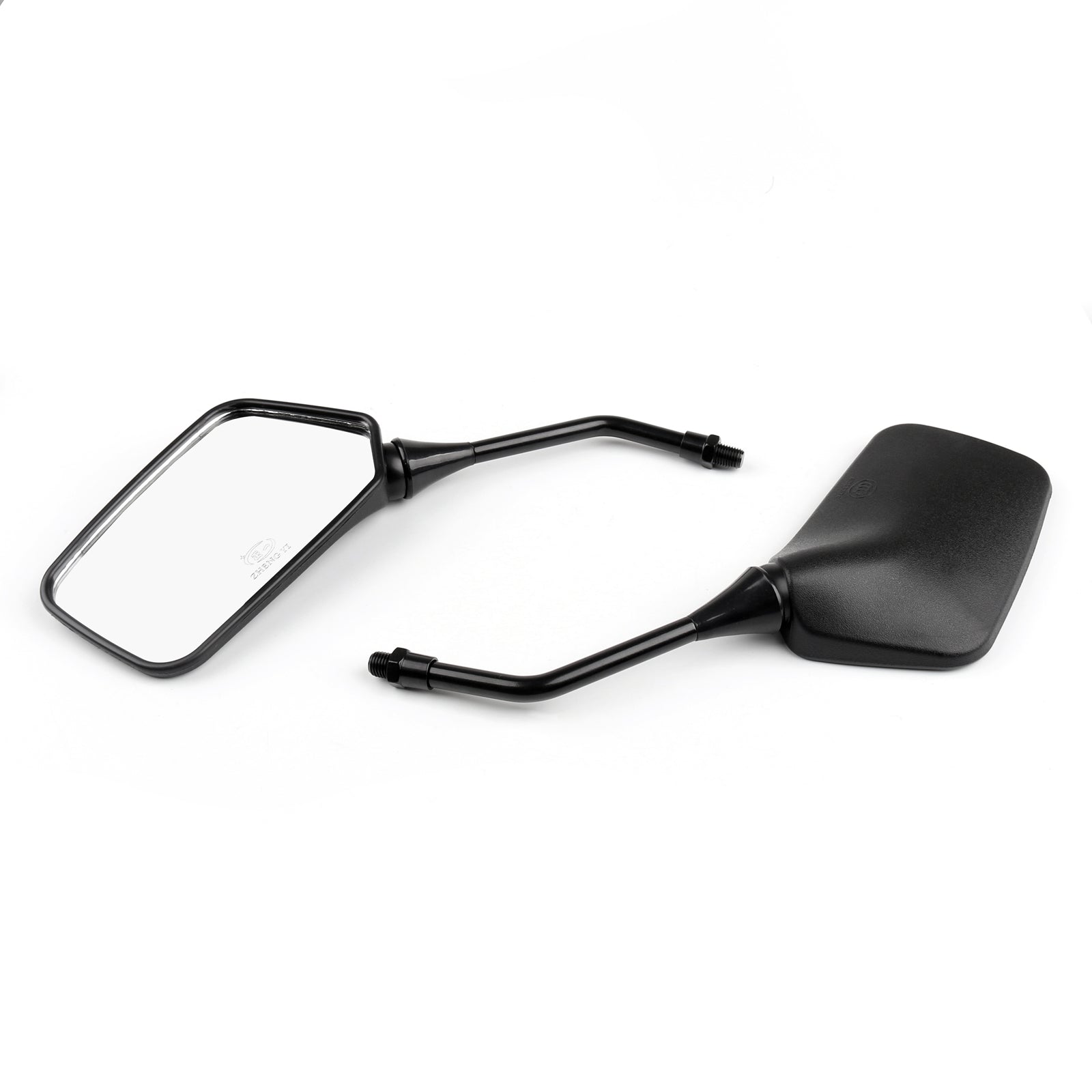 10mm Universal Motorcycle Rear View Mirrors - Compatible with Honda NX125 (1988-1997), CB250 Nighthawk (1991-2008) - Durable Adjustable Safety Mirrors for Better Road Visibility - Perfect for Cruising, Commuting & Long Distance Riding