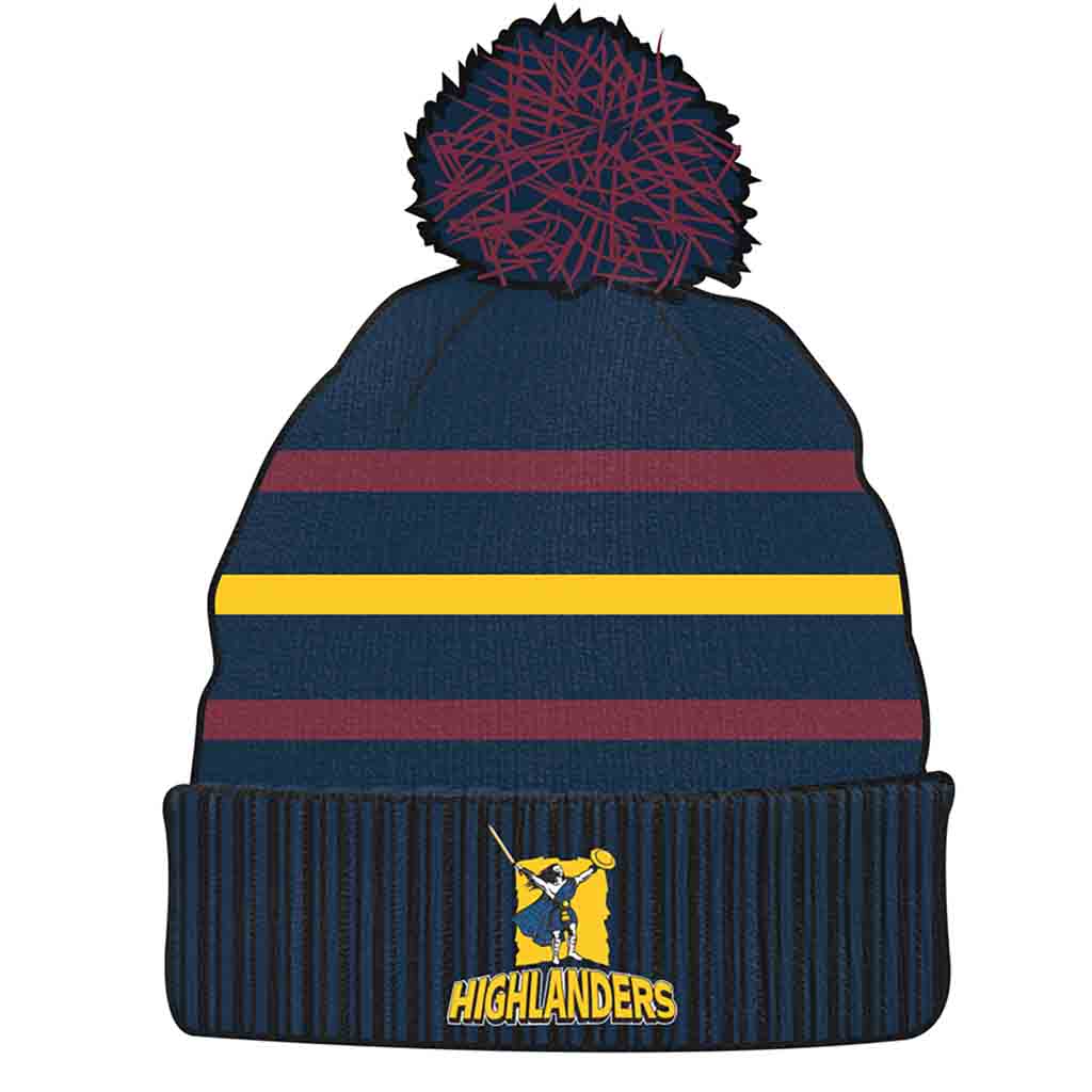Highlanders 2024 Winter Knit Beanie Hat - Soft Warm Unisex Cuffed Skull Cap for Men & Women - Perfect for Skiing, Snowboarding & Outdoor Activities