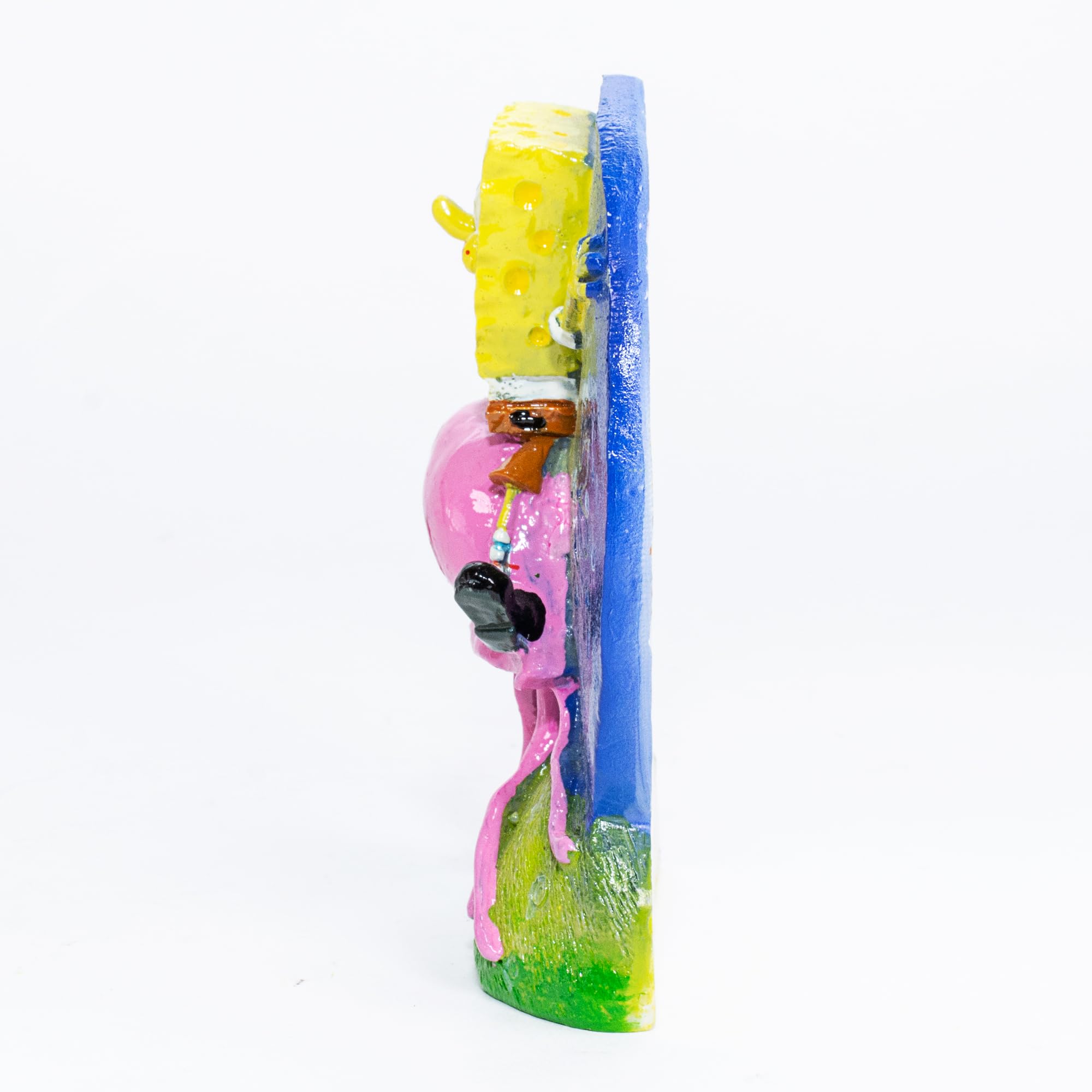 Penn-Plax Officially Licensed SpongeBob SquarePants Aquarium Decor - Jellyfish Ride Ornament (3.75