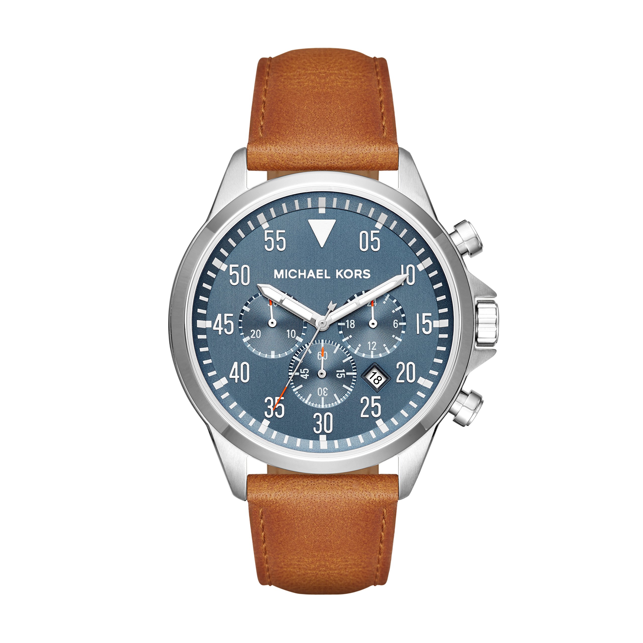 Michael Kors Gage Stainless Steel Chronograph Watch for Men - Waterproof Luxury Dress Watch with Date Window - Perfect for Business, Formal Events & Everyday Wear
