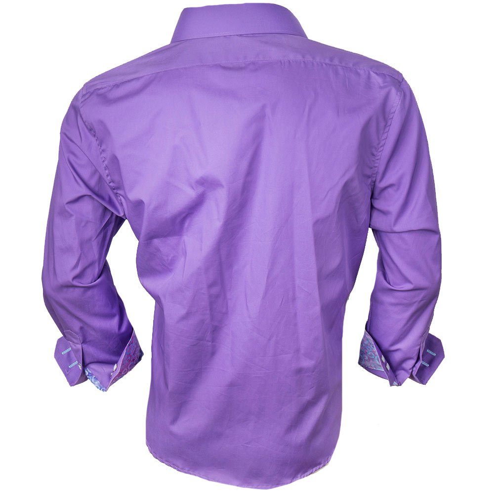 Stylish Purple Dress Shirts for Men | Trendy Casual & Formal Purple Button Down Shirts | Office Wear & Party Outfits | Perfect for Business Meetings, Weddings & Date Nights