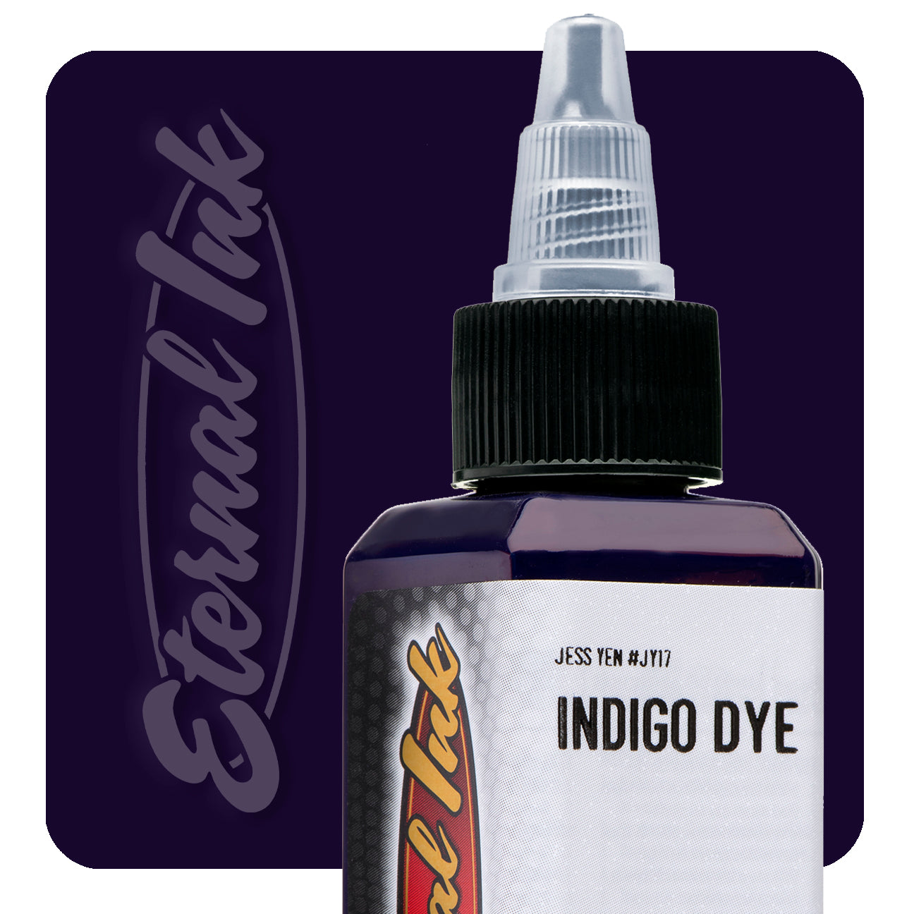 Eternal Jess Yen Indigo Dye Ink 2oz - Professional Quality Fabric Dye for Batik, Tie-Dye & Art Projects - Perfect for DIY Crafts, Textile Printing & Home Decor