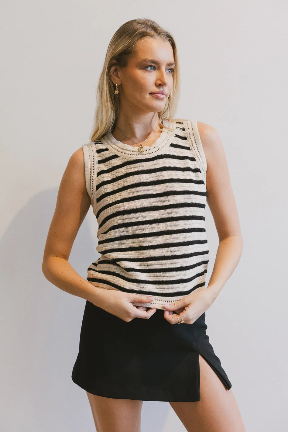 Esme Knit Tank Top for Women - Soft & Breathable Summer Casual Wear - Perfect for Beach, Travel & Everyday Outfits - FINAL SALE