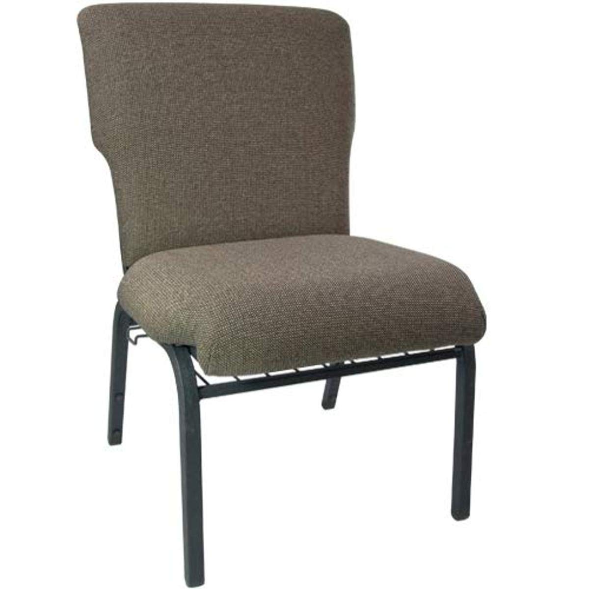 Flash Furniture Advantage Jute Discount Church Chair - 21 in. Wide, Stackable & Comfortable for Events, Weddings, and Religious Gatherings
