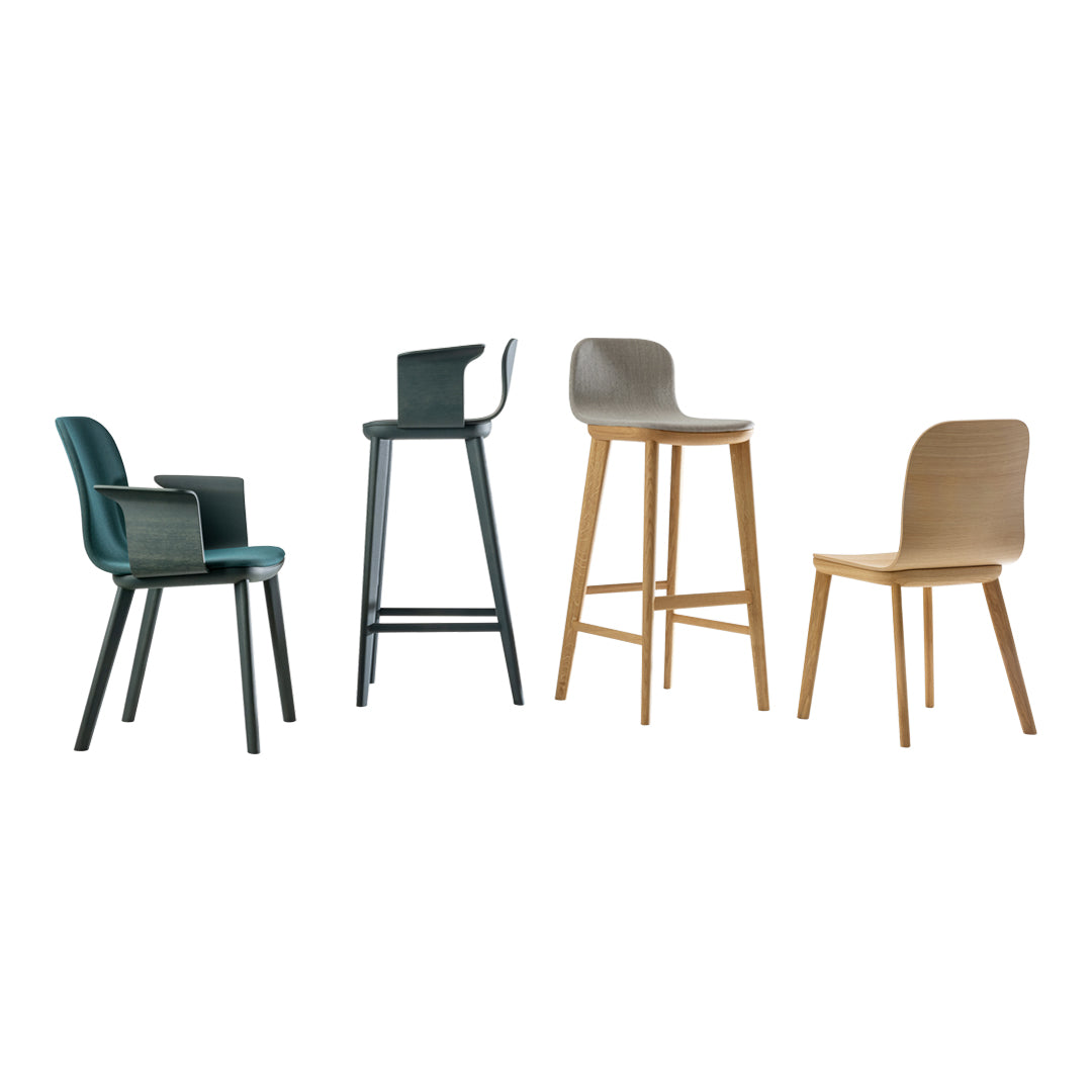 Aeon Counter Chair - Fully Upholstered Bar Stool with Padded Seat & Backrest | Perfect for Kitchen Islands, Breakfast Bars & Home Decor