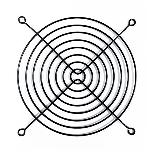 5pcs 140mm Black Wire Fan Grill Guard for Axial Brushless Fan - Durable Protection for PC Cooling, Electronics & DIY Projects